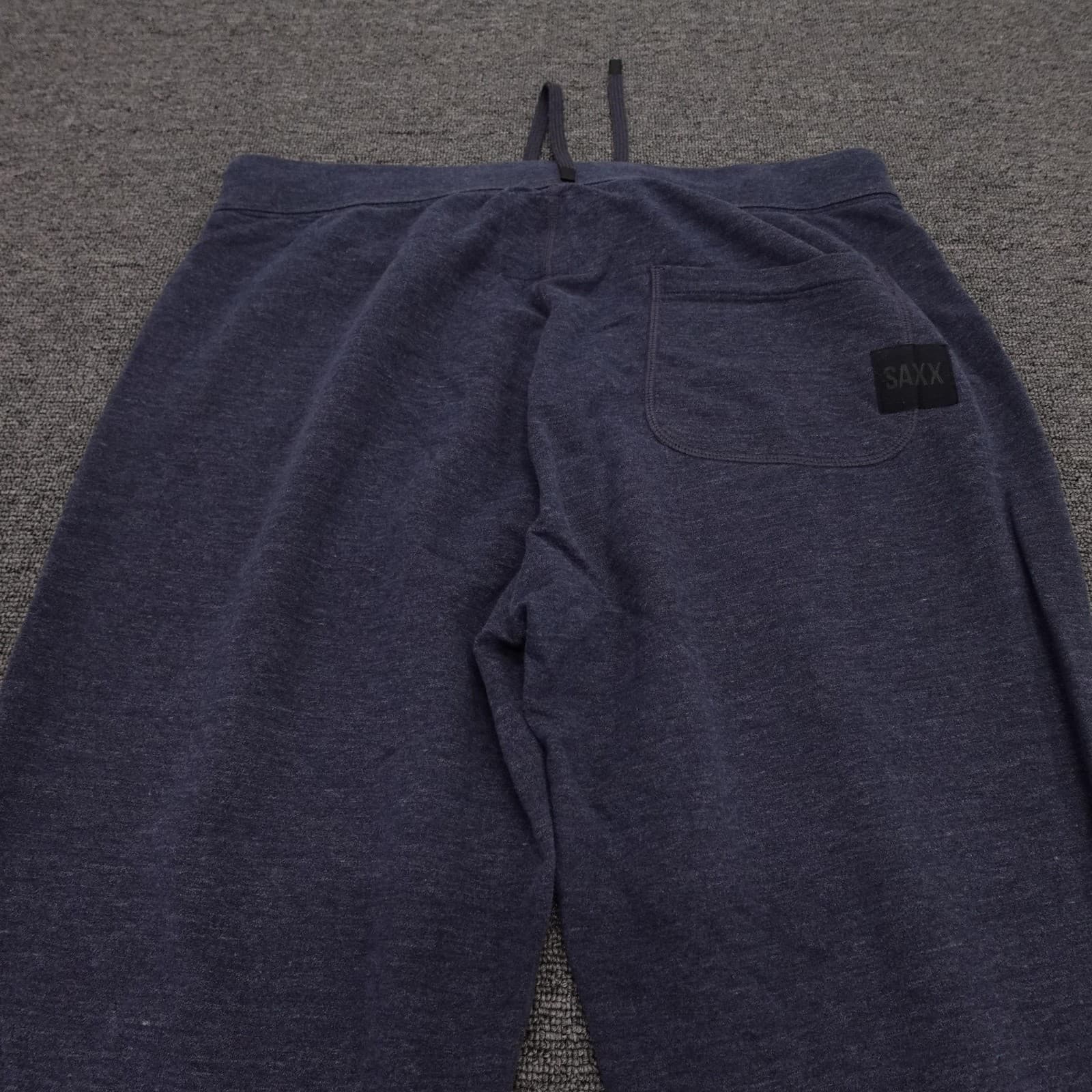 SAXX 3SIX FIVE Jogger Pants Mens 32x24 Blue Elastic Waist Cuffed Lounge Soft - Thumbnail 4