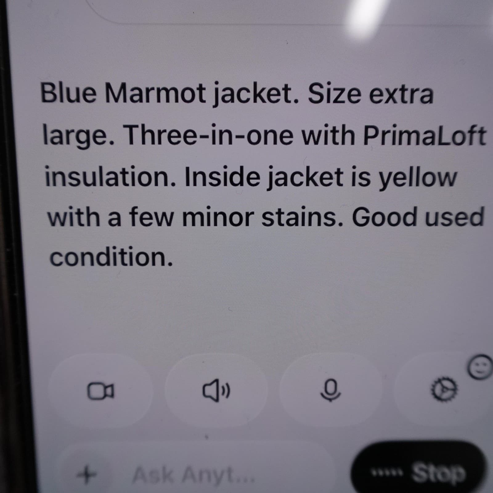 Marmot Jacket Mens XL Blue 3-in-1 Hooded Insulated Thinsulate Ski Snowboard - Thumbnail 11