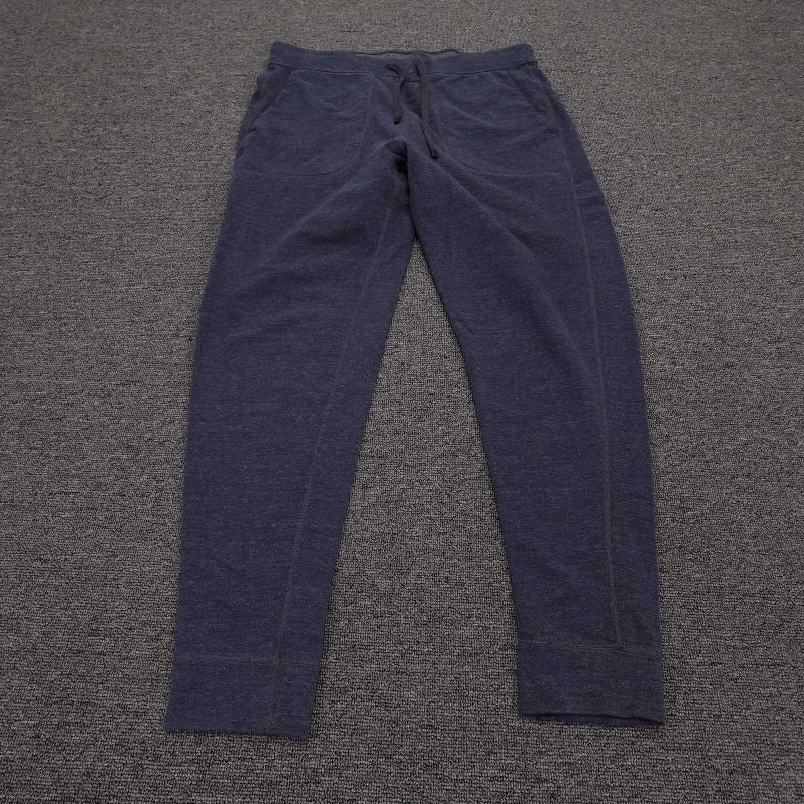 SAXX 3SIX FIVE Jogger Pants Mens 32x24 Blue Elastic Waist Cuffed Lounge Soft