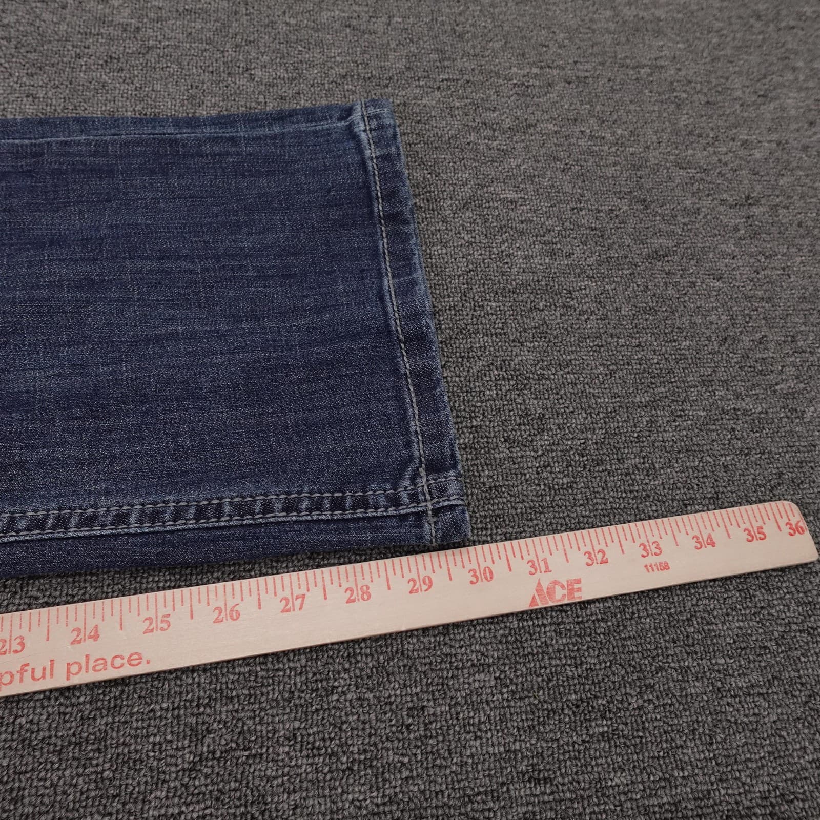 Stetson Classic Bootcut Jeans Womens 14 Short Blue Medium Wash Mid Rise 32x30 - Thumbnail 10