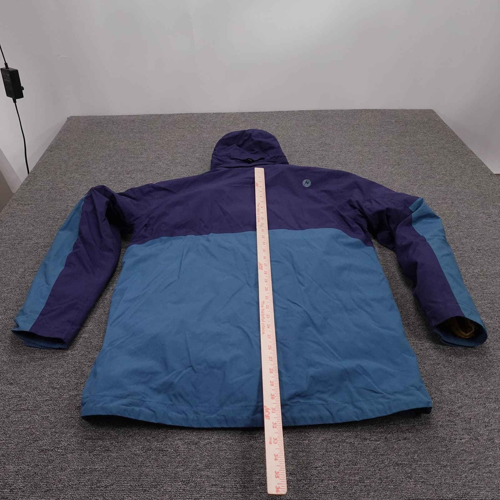Marmot Jacket Mens XL Blue 3-in-1 Hooded Insulated Thinsulate Ski Snowboard - Thumbnail 10