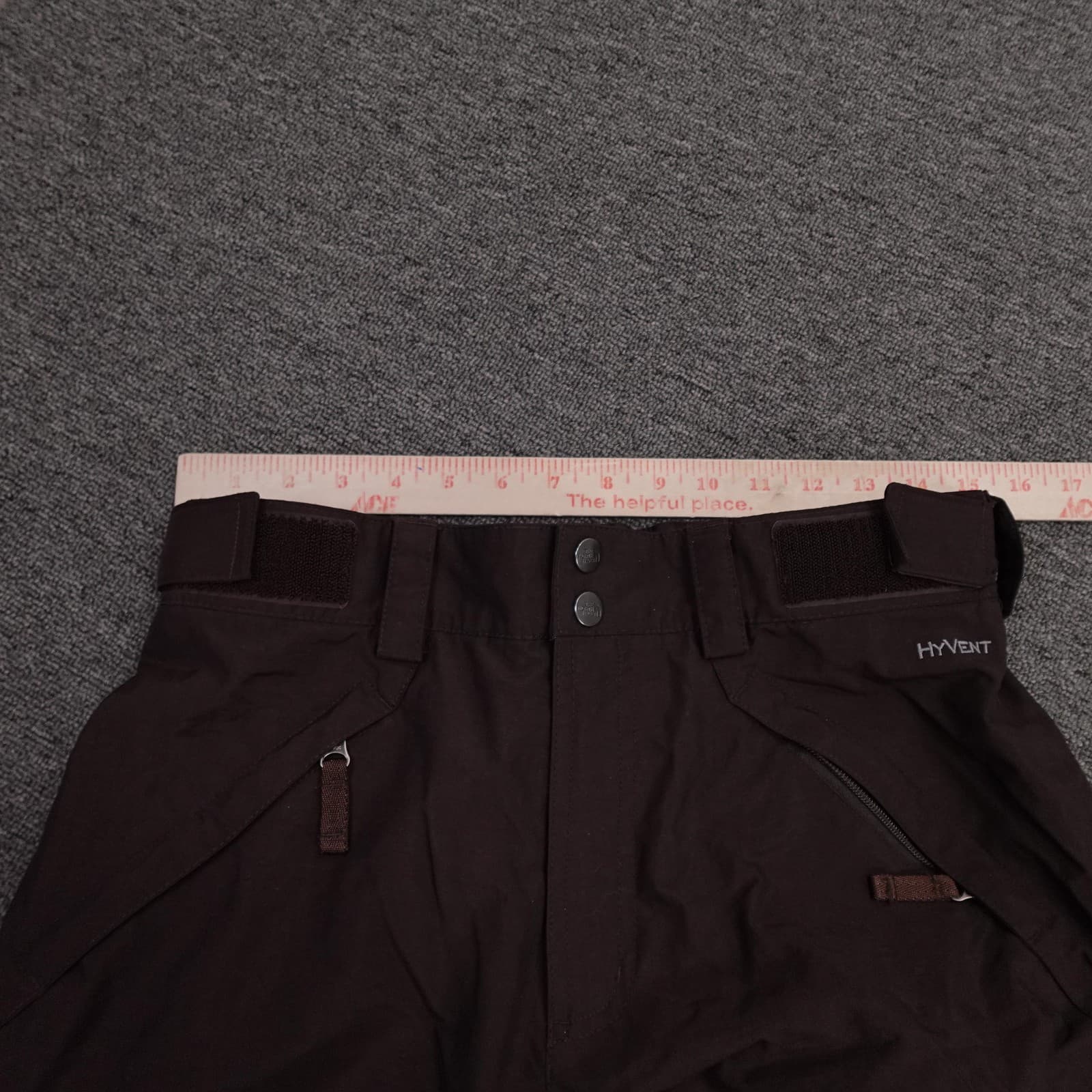 The North Face Snow Pants Mens Small Brown HyVent Insulated Waterproof Ski - Thumbnail 8
