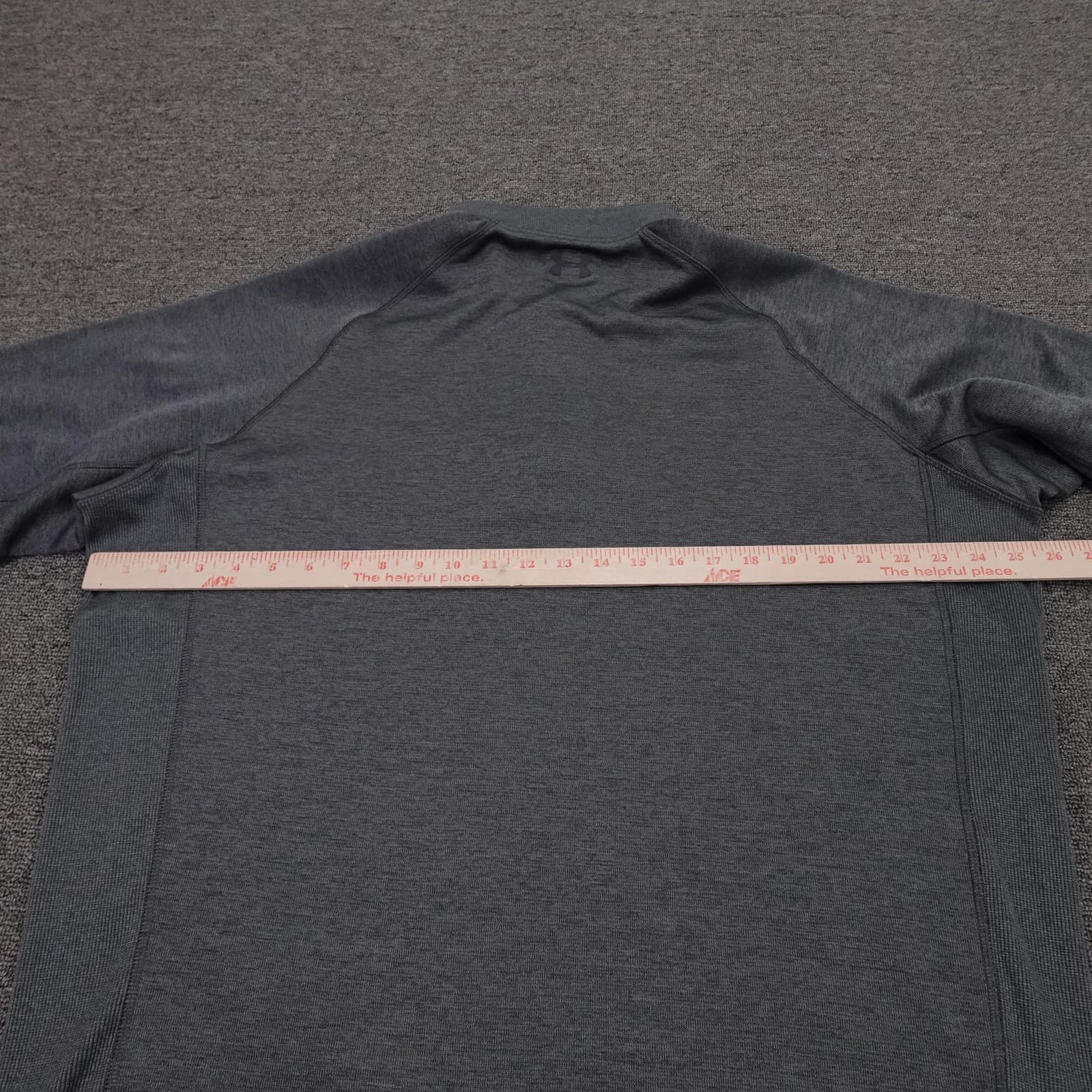 Under Armour Sweatshirt Mens 2XL Gray Storm ColdGear 1/4 Zip Pullover Fleece - Thumbnail 5