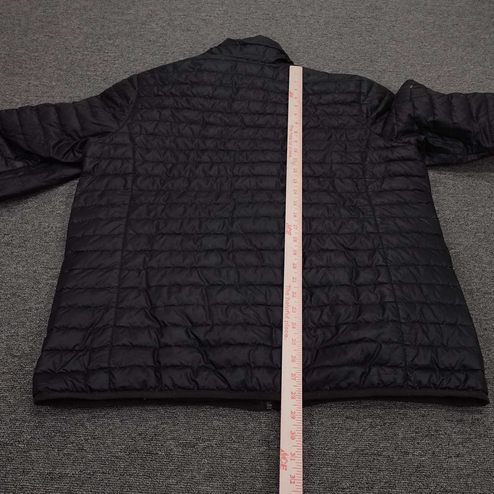 Eddie Bauer EB650 Jacket Mens XL Black Down Puffer Full Zip Packable Lightweight - Thumbnail 7