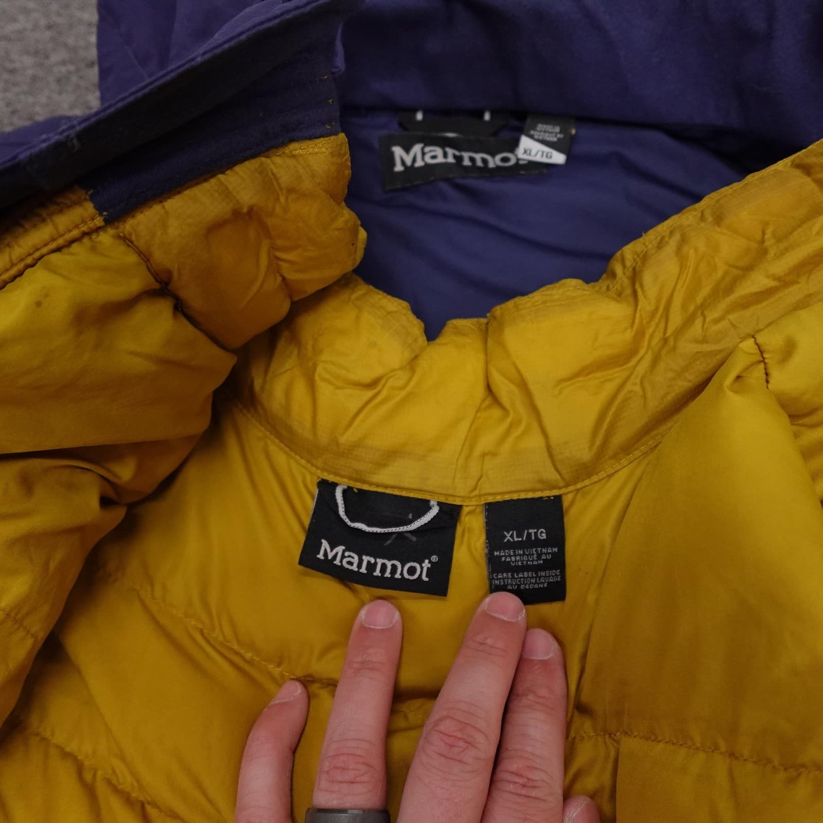 Marmot Jacket Mens XL Blue 3-in-1 Hooded Insulated Thinsulate Ski Snowboard - Thumbnail 7