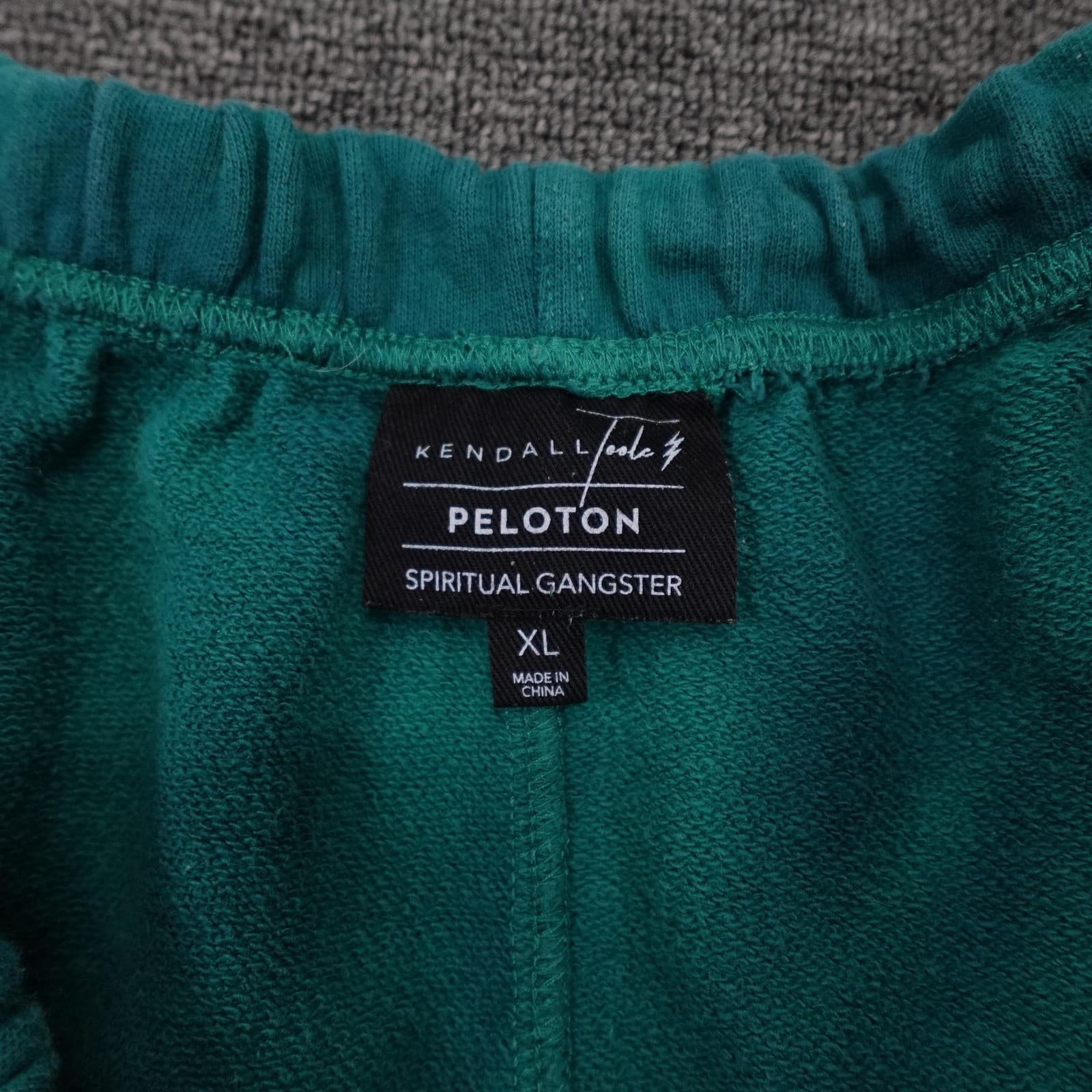 Spiritual Gangster Sweatpants Womens XL Green Peloton Kendall Toole Tie Dye - Thumbnail 4