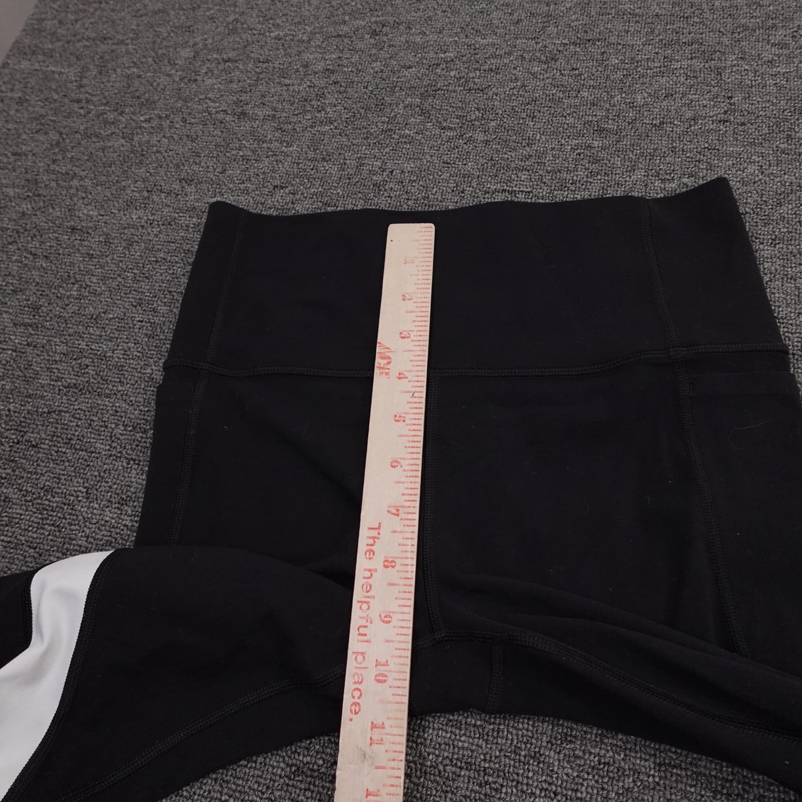 Athleta Leggings Womens Small Black Salutation Stash Pocket High Rise 7/8 Tight - Thumbnail 6