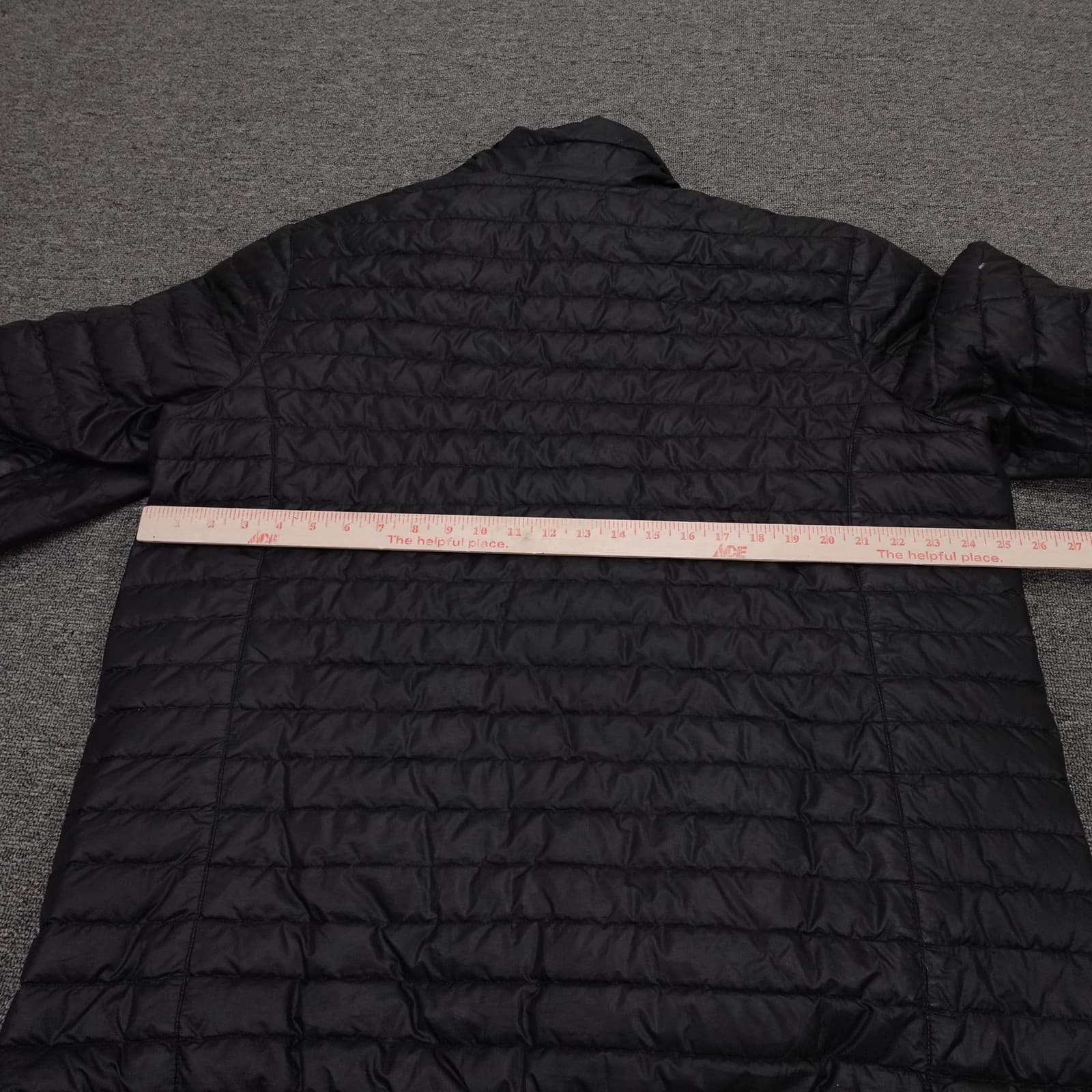 Eddie Bauer EB650 Jacket Mens XL Black Down Puffer Full Zip Packable Lightweight - Thumbnail 6