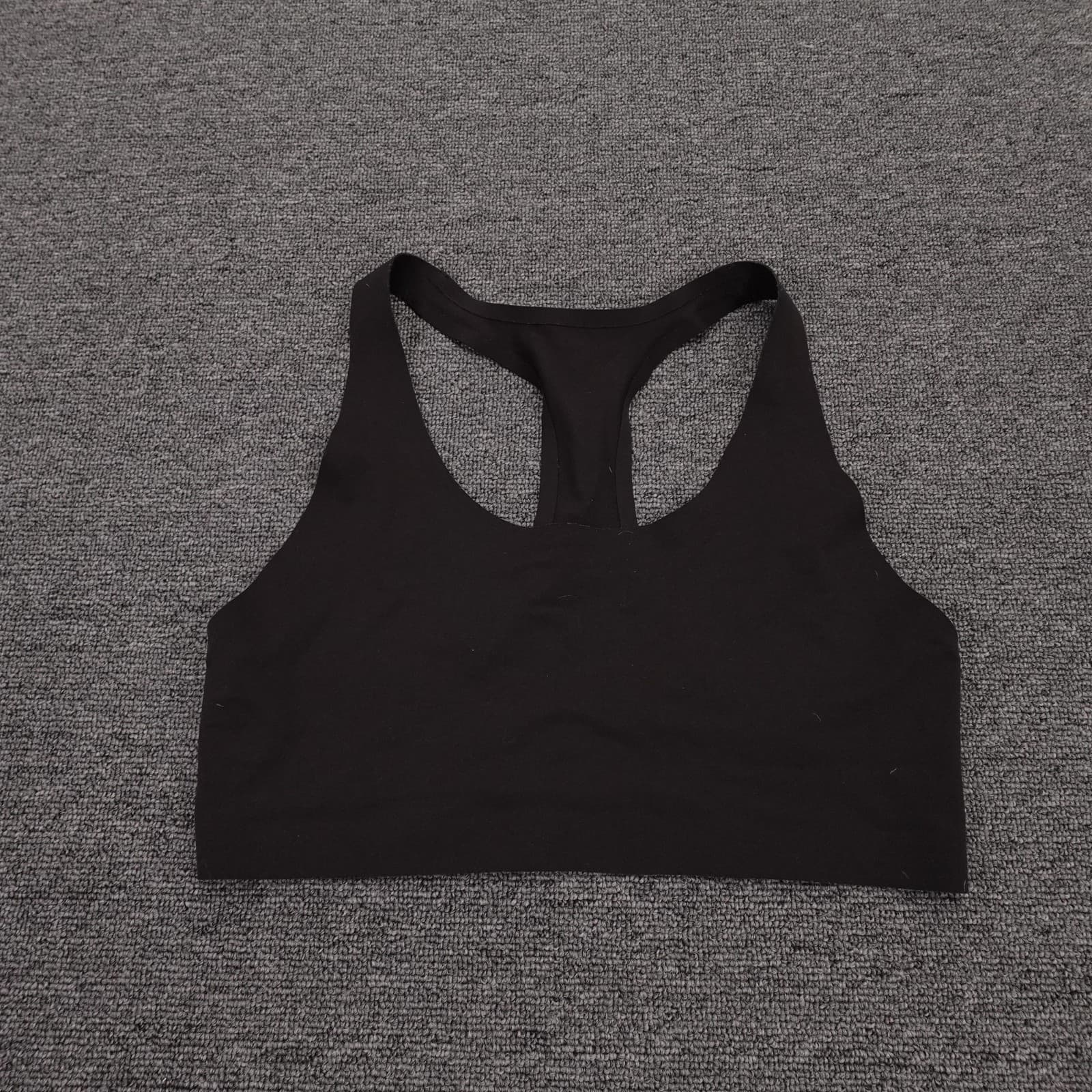 Patagonia Sports Bra Womens Medium Black Racerback Pullover Tagless Athletic