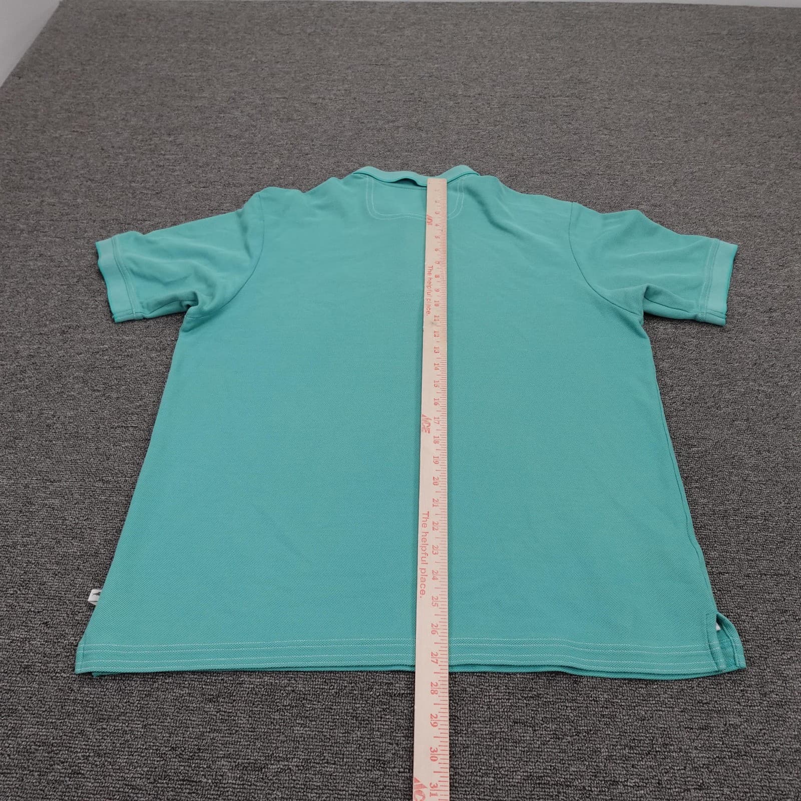Tommy Bahama Polo Shirt Mens Large Green Solid Knit Short Sleeve Casual Resort - Thumbnail 5