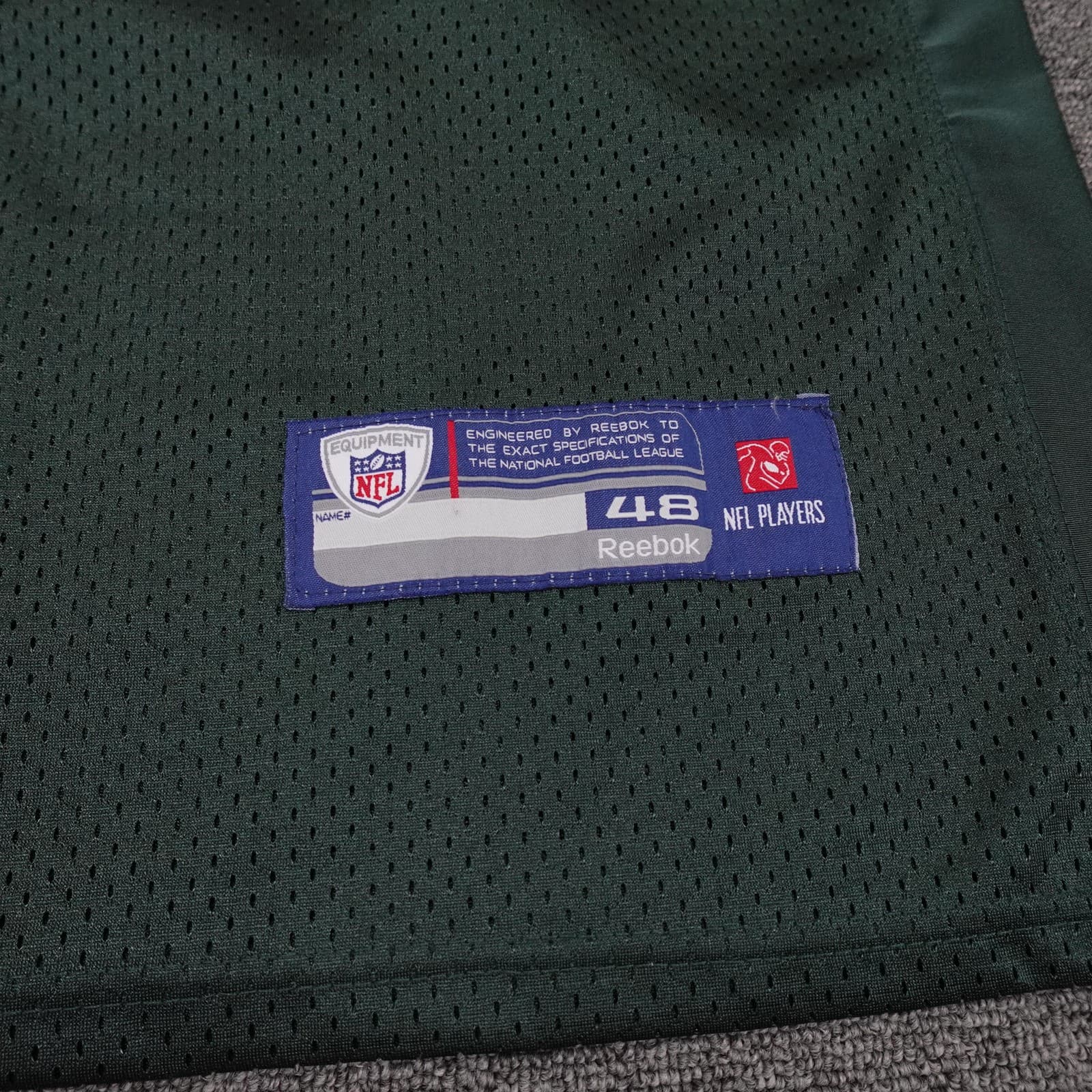Green Bay Packers Football Jersey Mens 48 Green NFL Reebok Aaron Rodgers 12 - Thumbnail 2