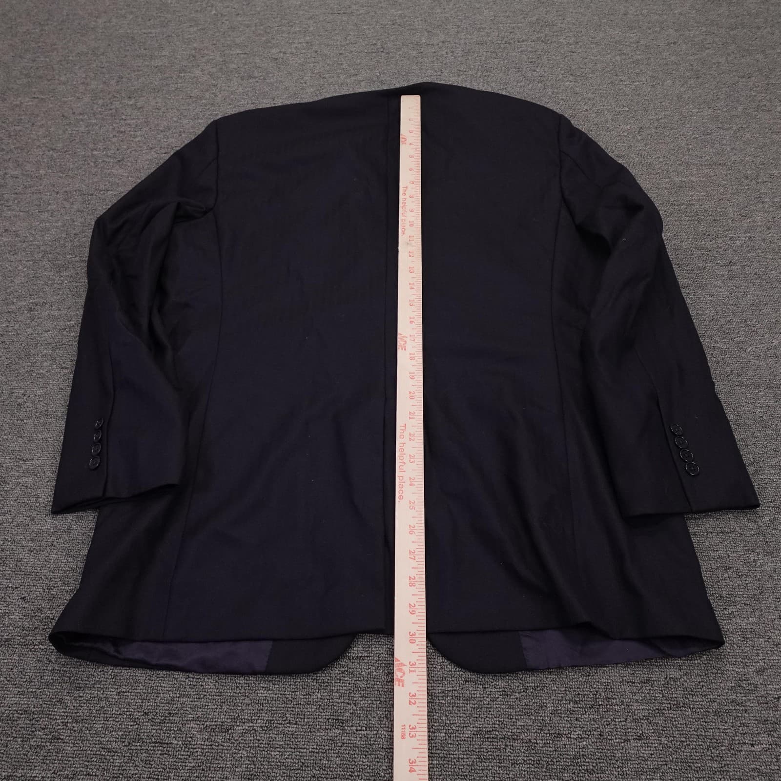 Brooks Brothers Blazer Mens 44R Navy Saxxon Wool 1818 Madison 2 Button Jacket - Thumbnail 11