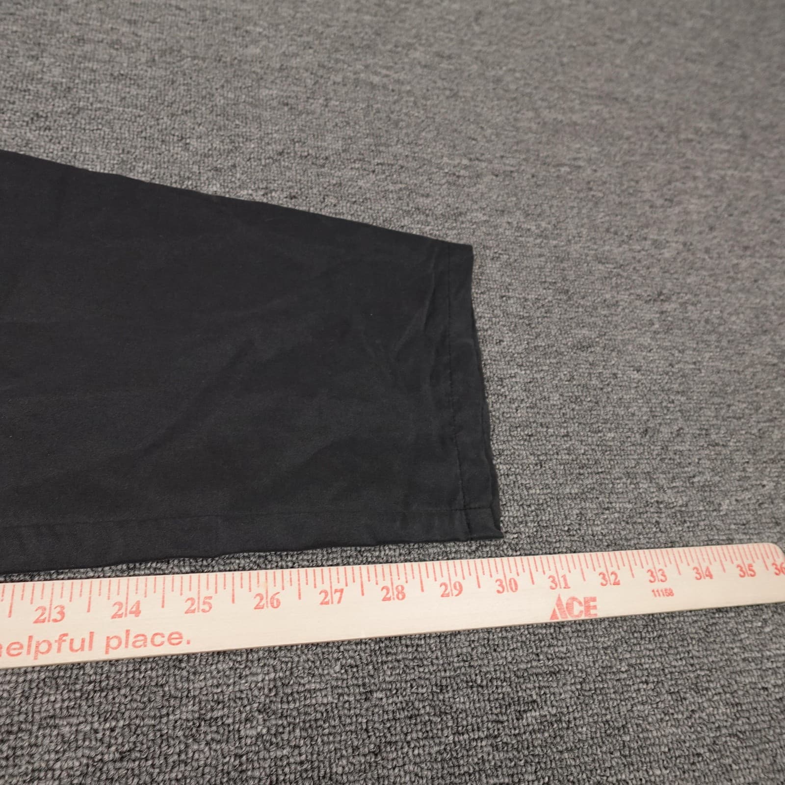 Tommy Bahama Pants Womens Small Black Paperbag Waist Belted Straight Leg Casual - Thumbnail 6