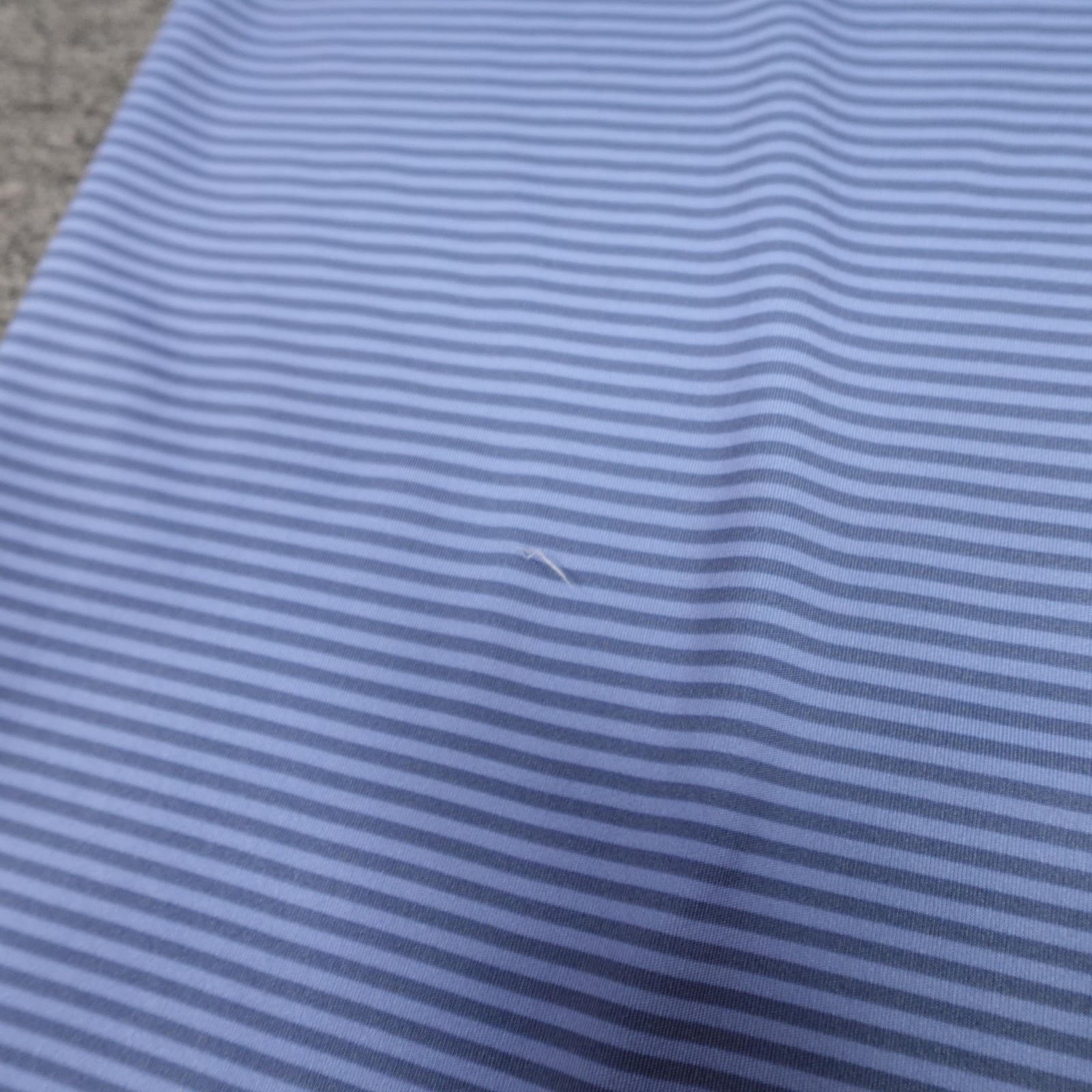 Rorie Whelan Golf Polo Mens Large Blue Striped Short Sleeve Performance Shirt - Thumbnail 2