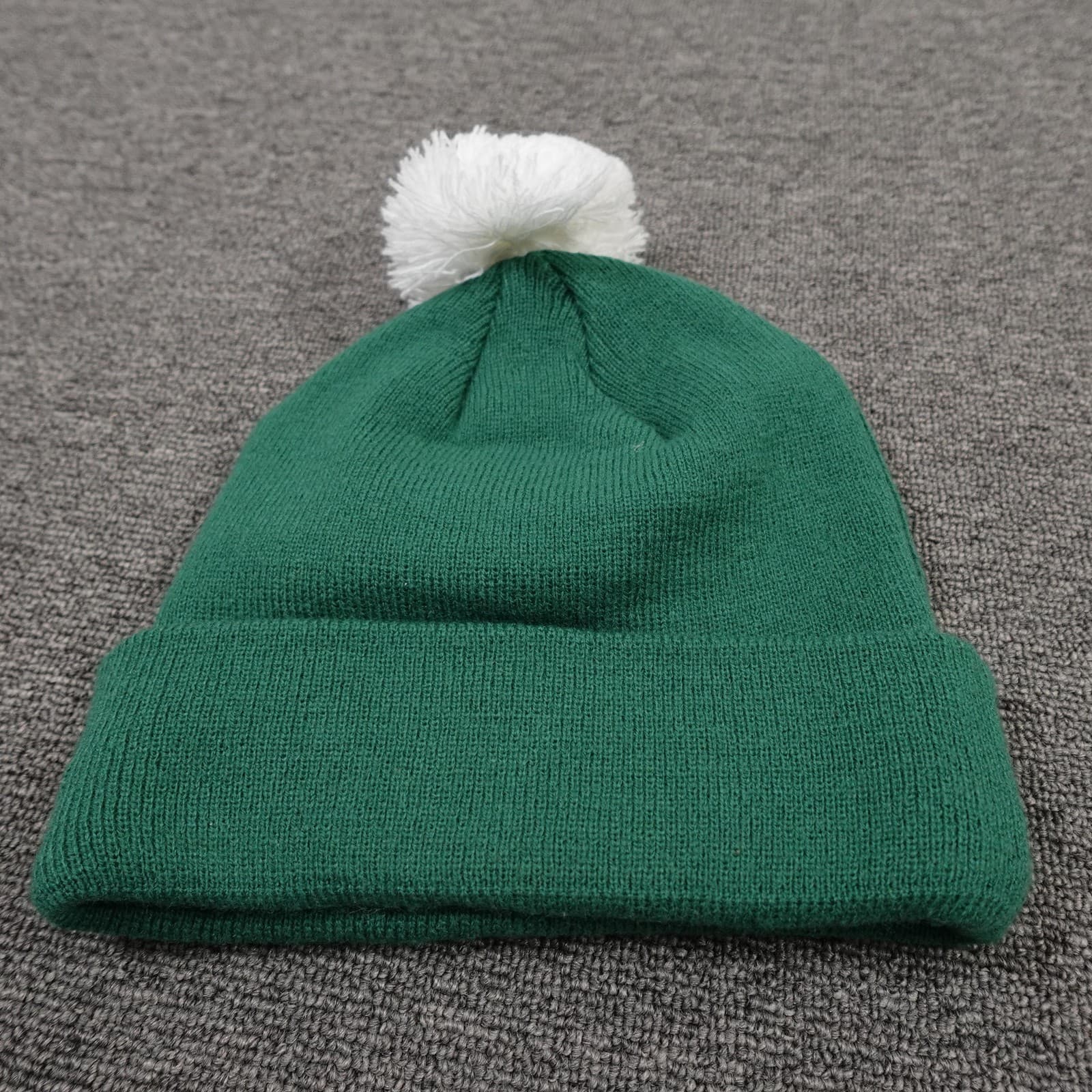 New York Jets Hat Beanie Mens One Size Green NFL Football Pom Knit New Era - Thumbnail 4