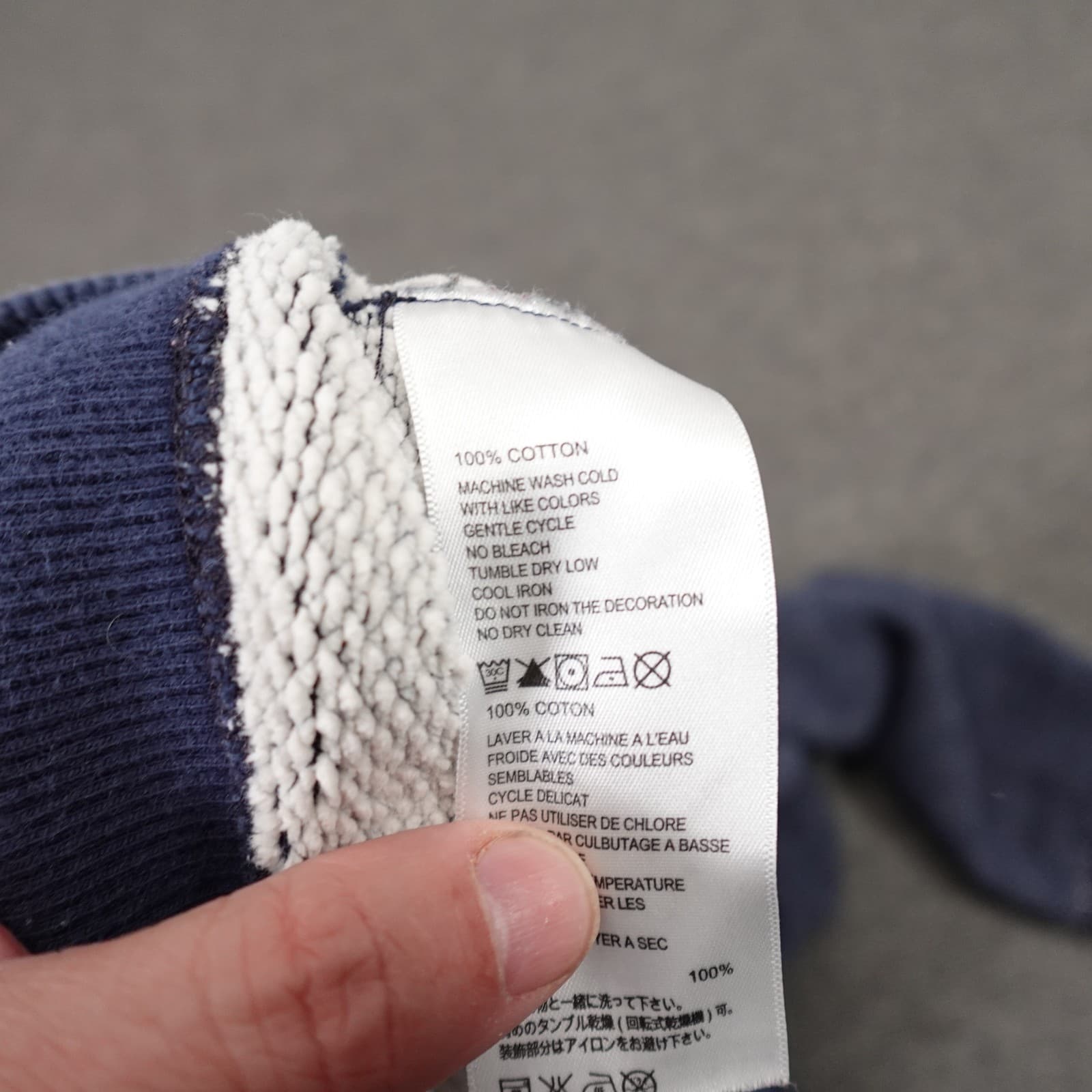 Tommy Bahama Sweater Mens XL Blue Crewneck Pullover 100% Cotton Knit Textured - Thumbnail 8