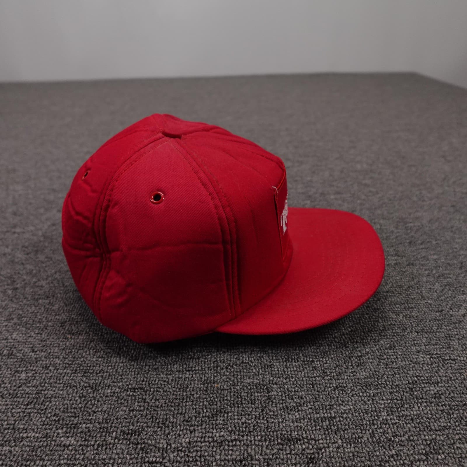 Vintage Toro Hat Cap Snap Back Mens One Size Red Twill Baseball Logo 80s - Thumbnail 5