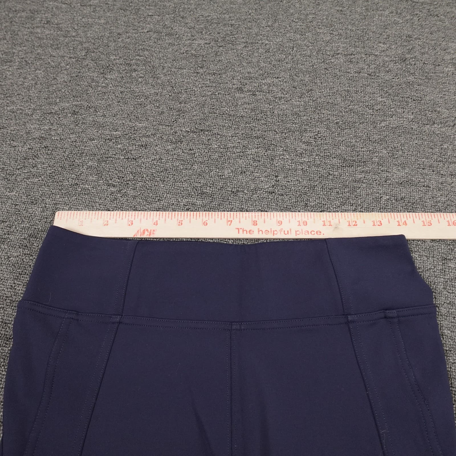 Athleta Leggings Womens Medium Blue Delancey Skyline High Rise Ankle Zip Pockets - Thumbnail 5
