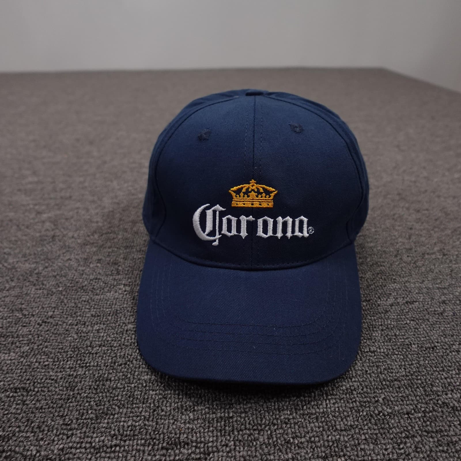 Corona BDA Hat Cap Strap Back Mens One Size Blue Cotton Twill Baseball Beer