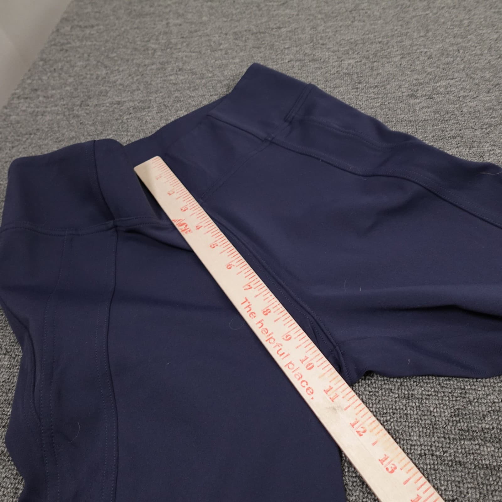 Athleta Leggings Womens Medium Blue Delancey Skyline High Rise Ankle Zip Pockets - Thumbnail 6