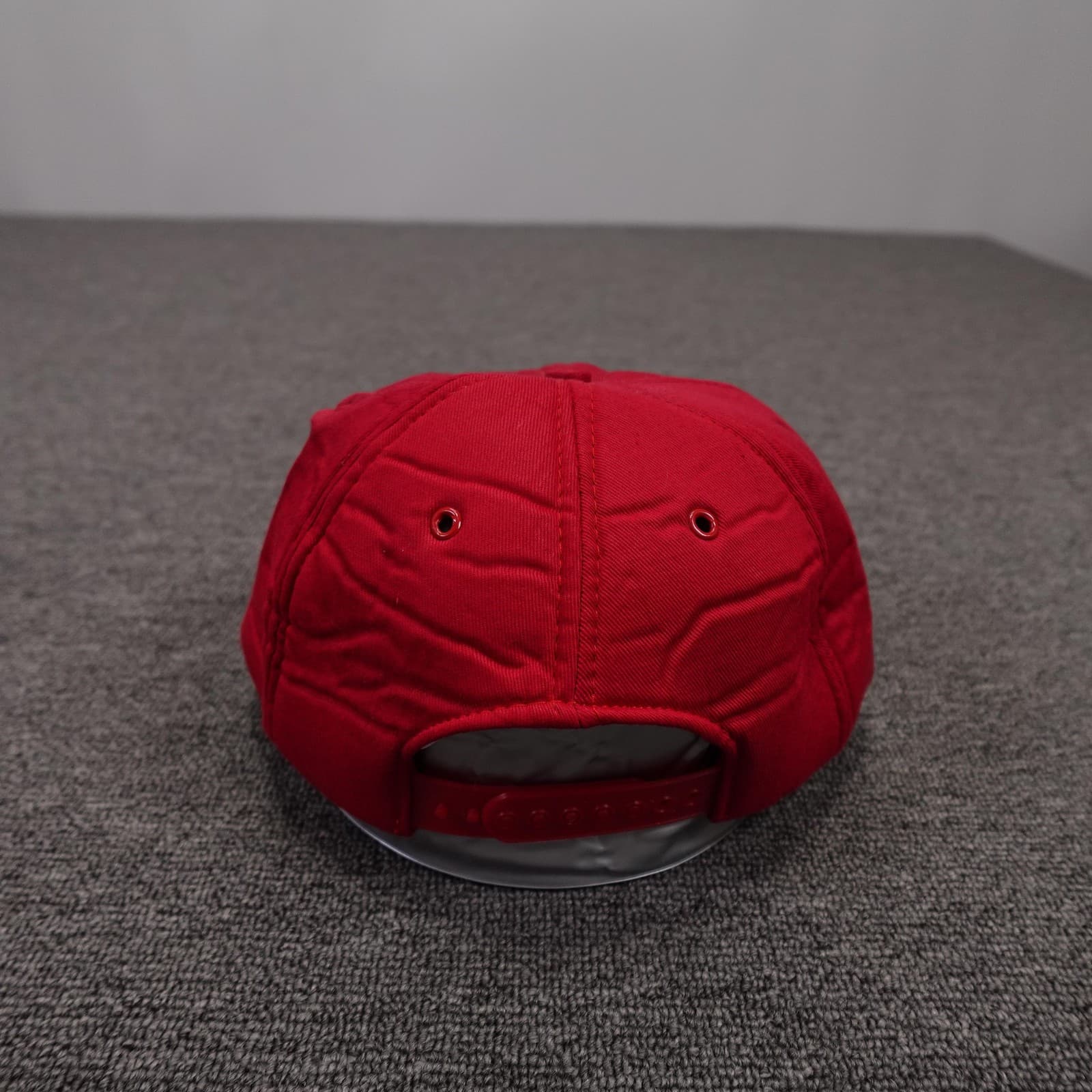 Vintage Toro Hat Cap Snap Back Mens One Size Red Twill Baseball Logo 80s - Thumbnail 4