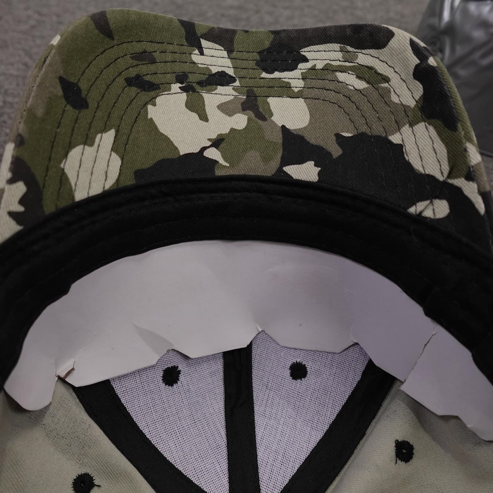 NAPA Hat Cap Strap Back Mens One Size Green Camo Baseball Auto Parts Hunting - Thumbnail 7