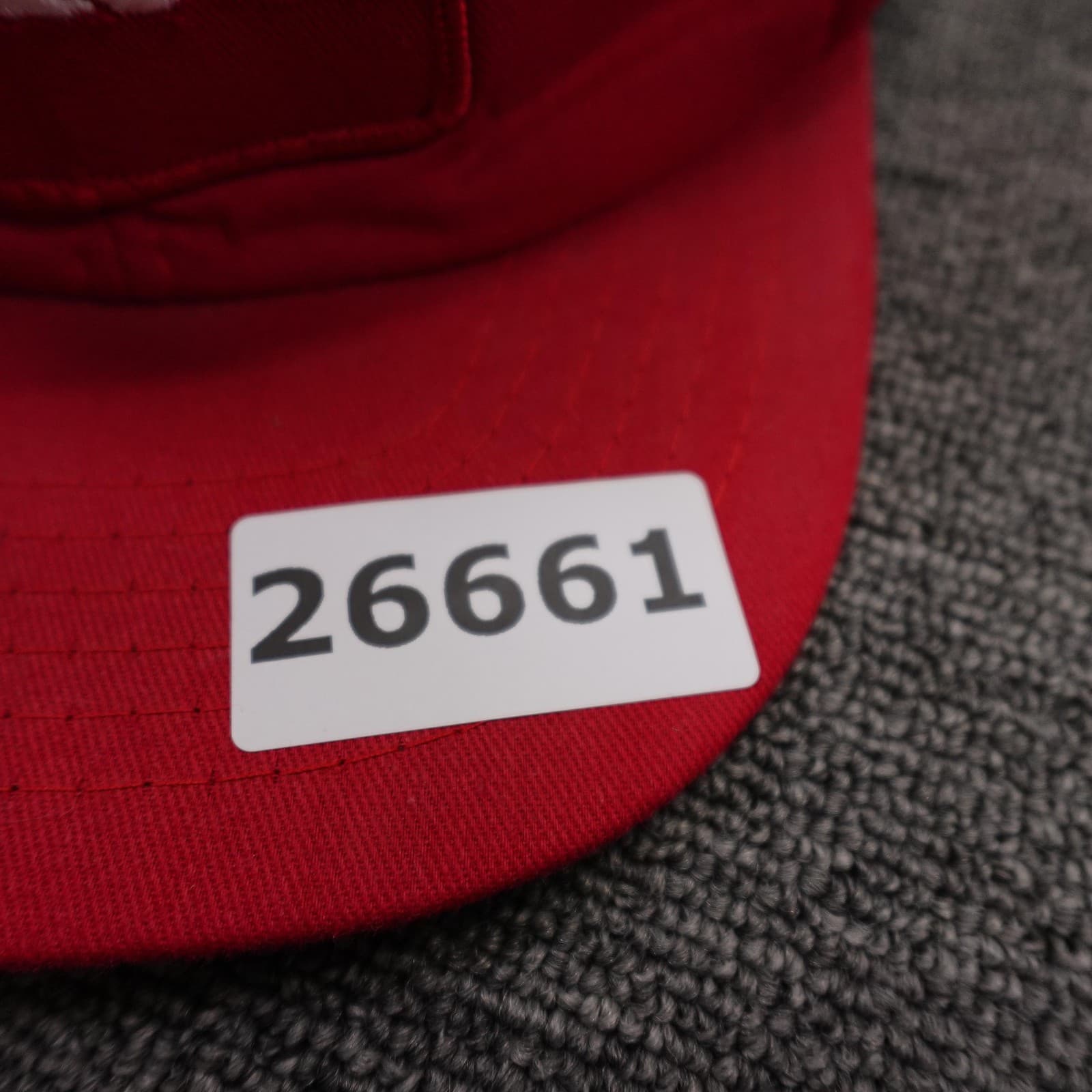 Vintage Toro Hat Cap Snap Back Mens One Size Red Twill Baseball Logo 80s - Thumbnail 9