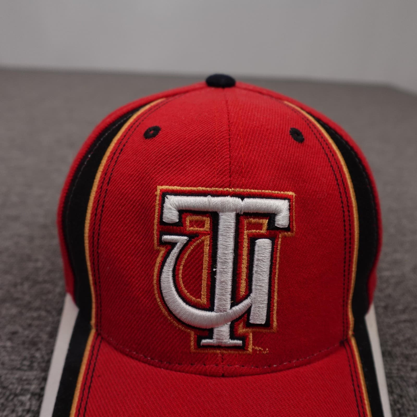Tuskegee Golden Tigers Hat Cap Strap Back Mens One Size Red NCAA College Big Boy - Thumbnail 2