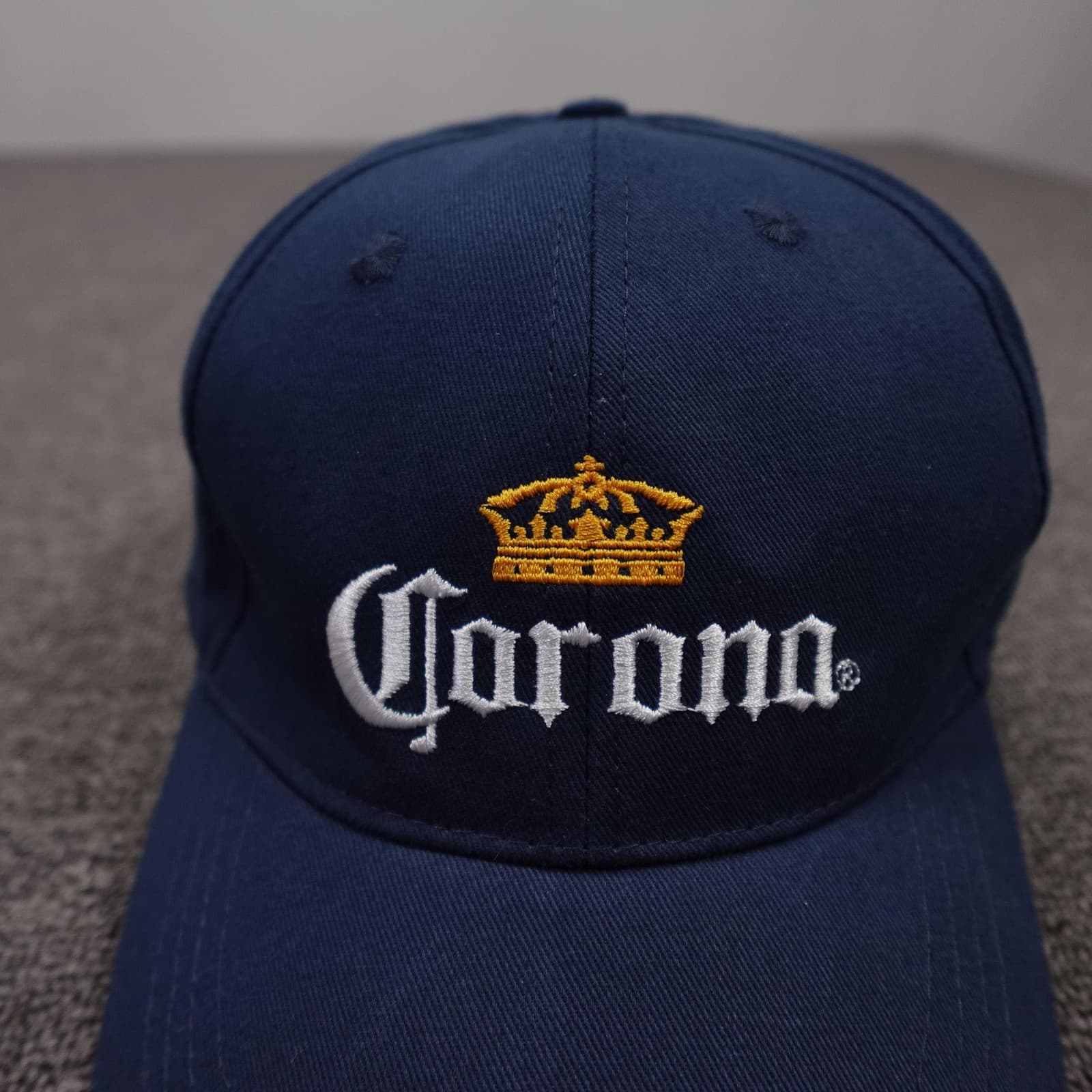 Corona BDA Hat Cap Strap Back Mens One Size Blue Cotton Twill Baseball Beer - Thumbnail 2