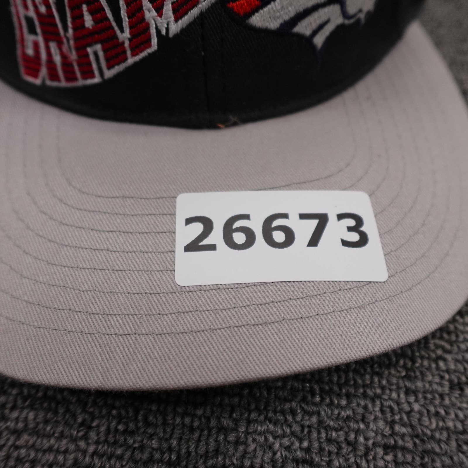 Vintage Denver Broncos Hat Cap Snap Back Mens One Size Black NFL Drew Pearson - Thumbnail 10