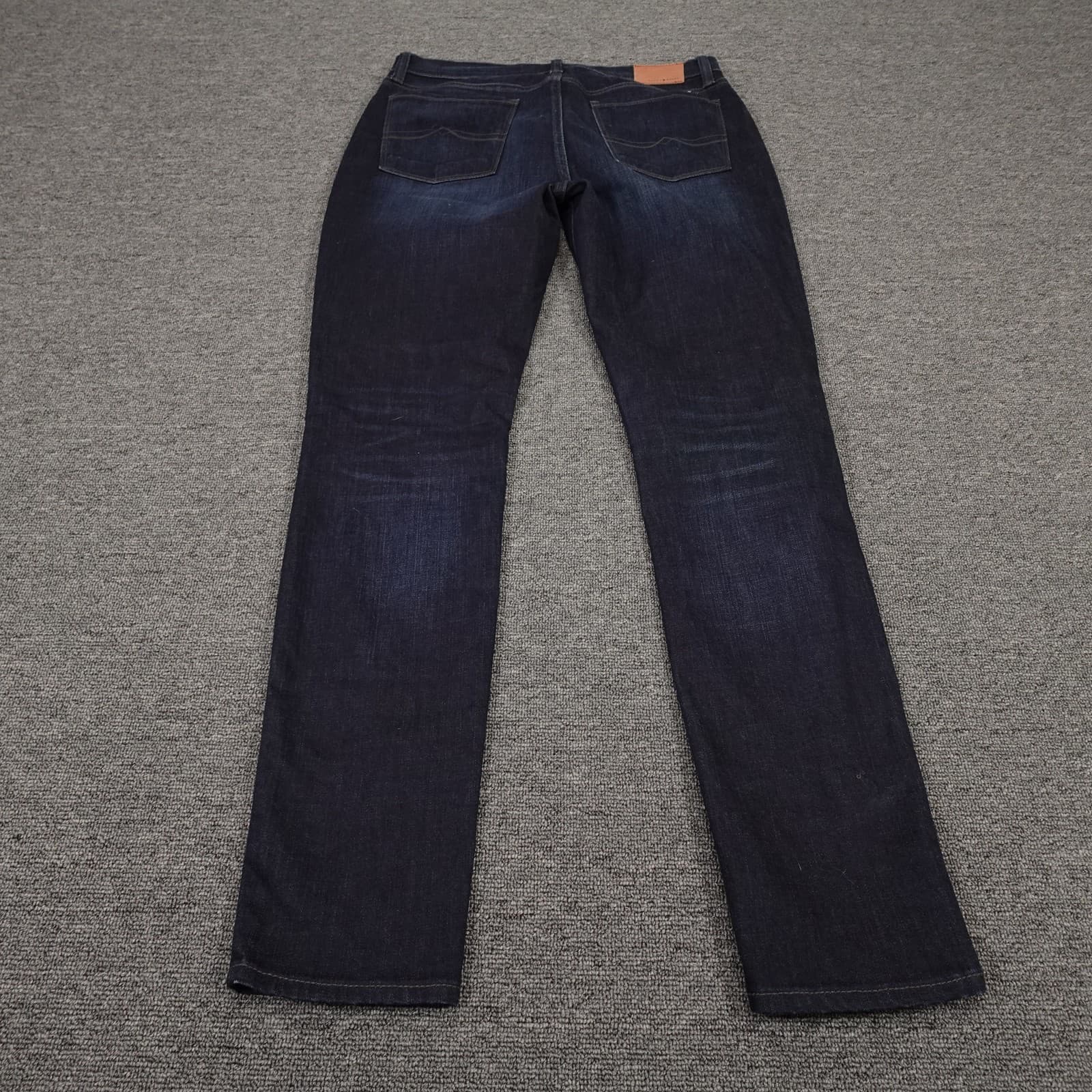 Lucky Brand Jeans Womens 6/28 Blue Dark Wash Brooke Skinny Mid Rise Denim Ankle - Thumbnail 5