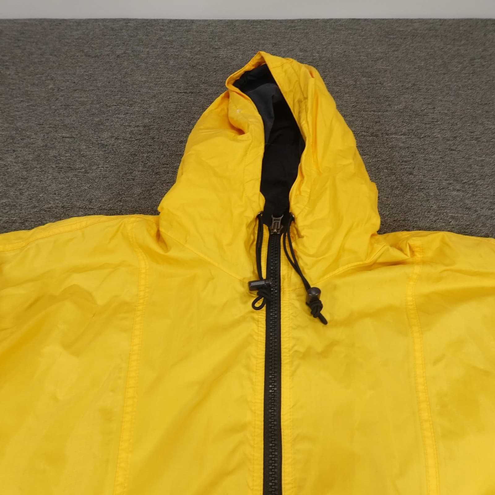 Vintage Abercrombie & Fitch Jacket 54 Yellow Shell Only A-Tech Windbreaker 90s - Thumbnail 4