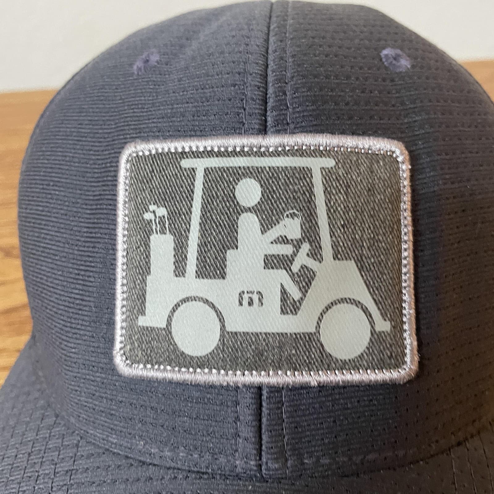 TravisMathew Hat Cap Snap Back Mens One Size Navy Golf Cart Patch Flexfit 110 - Thumbnail 3