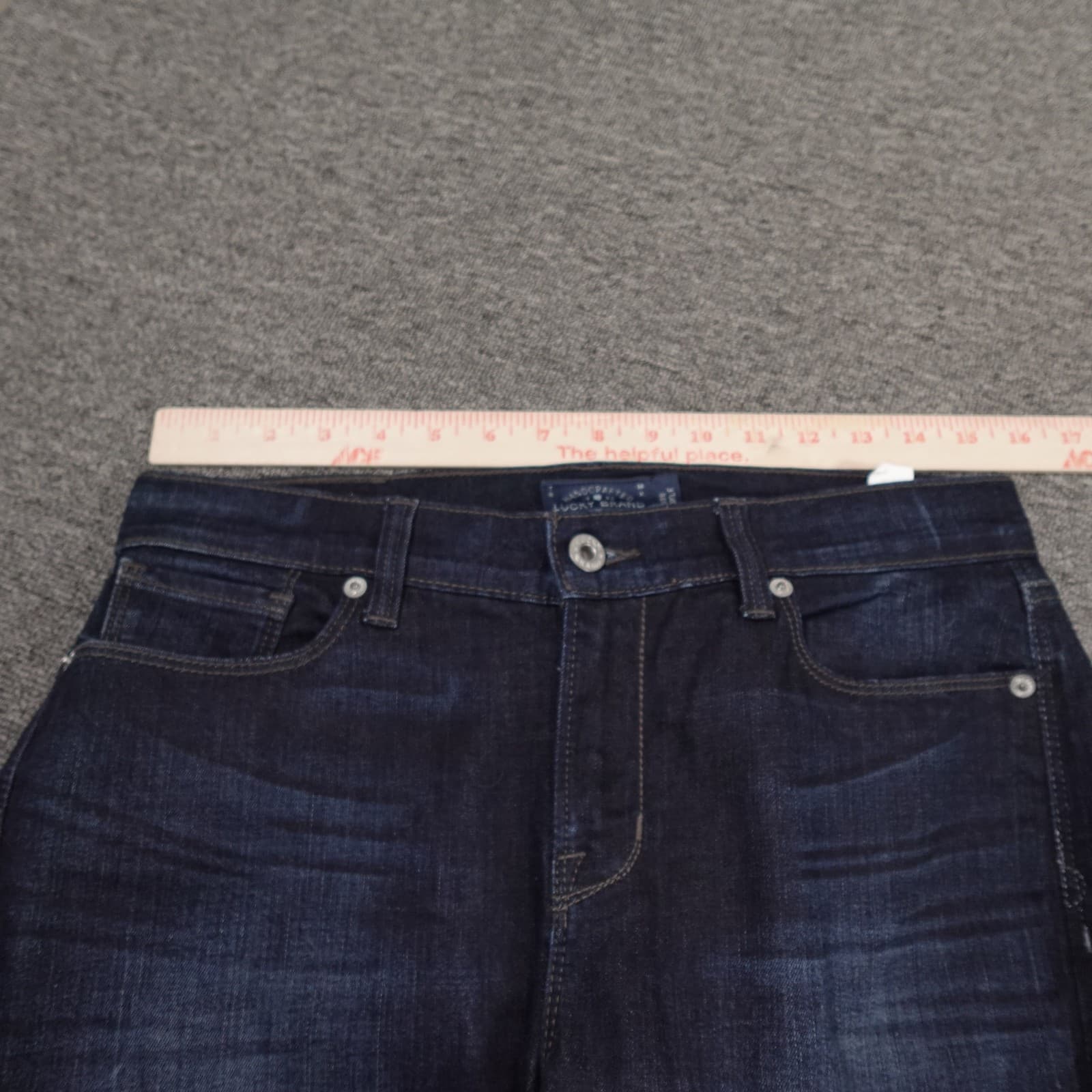 Lucky Brand Jeans Womens 6/28 Blue Dark Wash Brooke Skinny Mid Rise Denim Ankle - Thumbnail 8