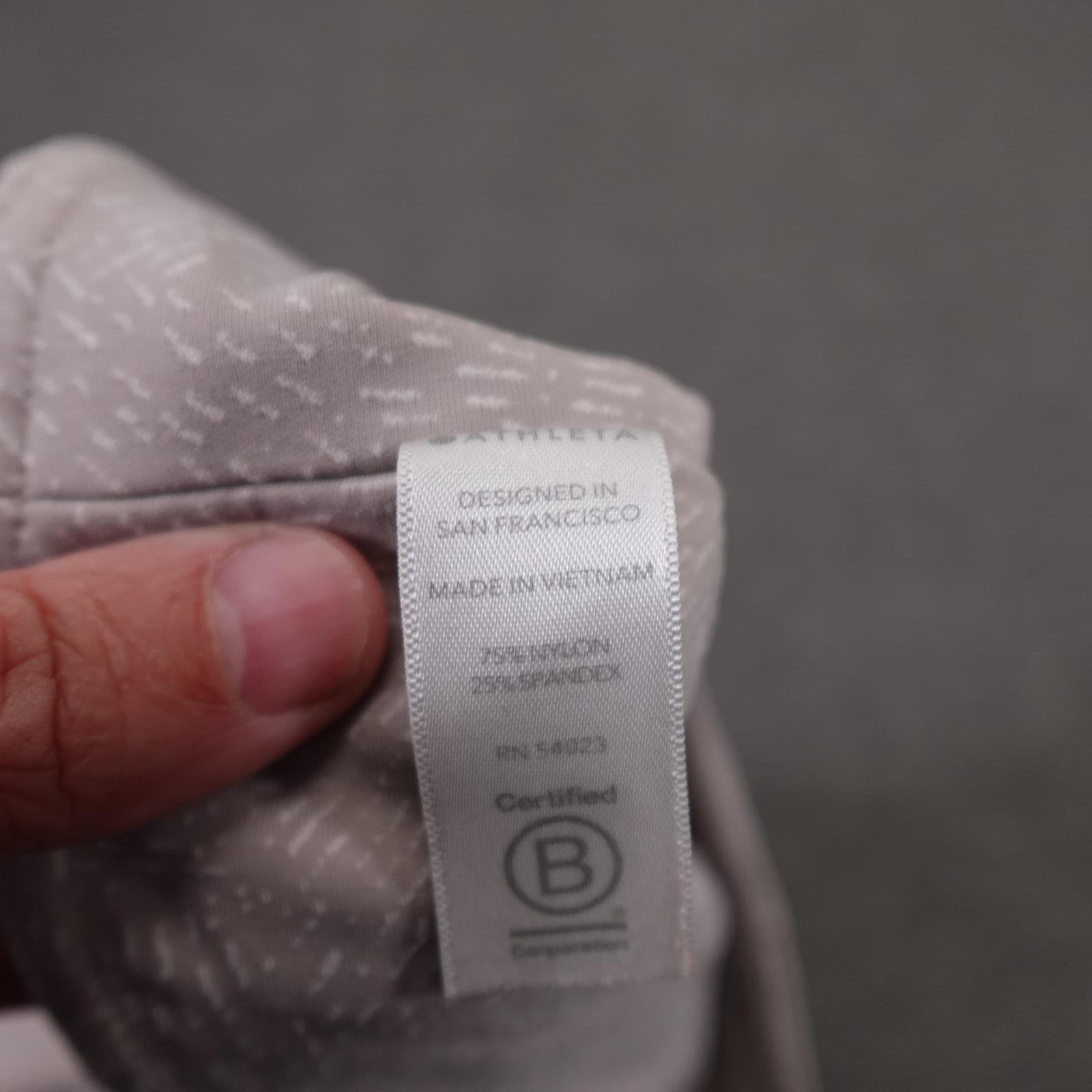Athleta Leggings Womens Small Beige Salutation Stash Pocket High Rise Tight - Thumbnail 6