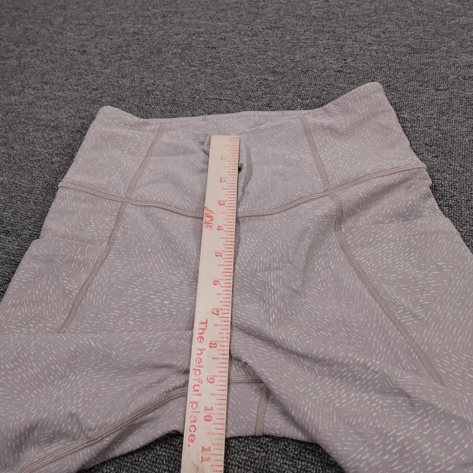 Athleta Leggings Womens Small Beige Salutation Stash Pocket High Rise Tight - Thumbnail 8
