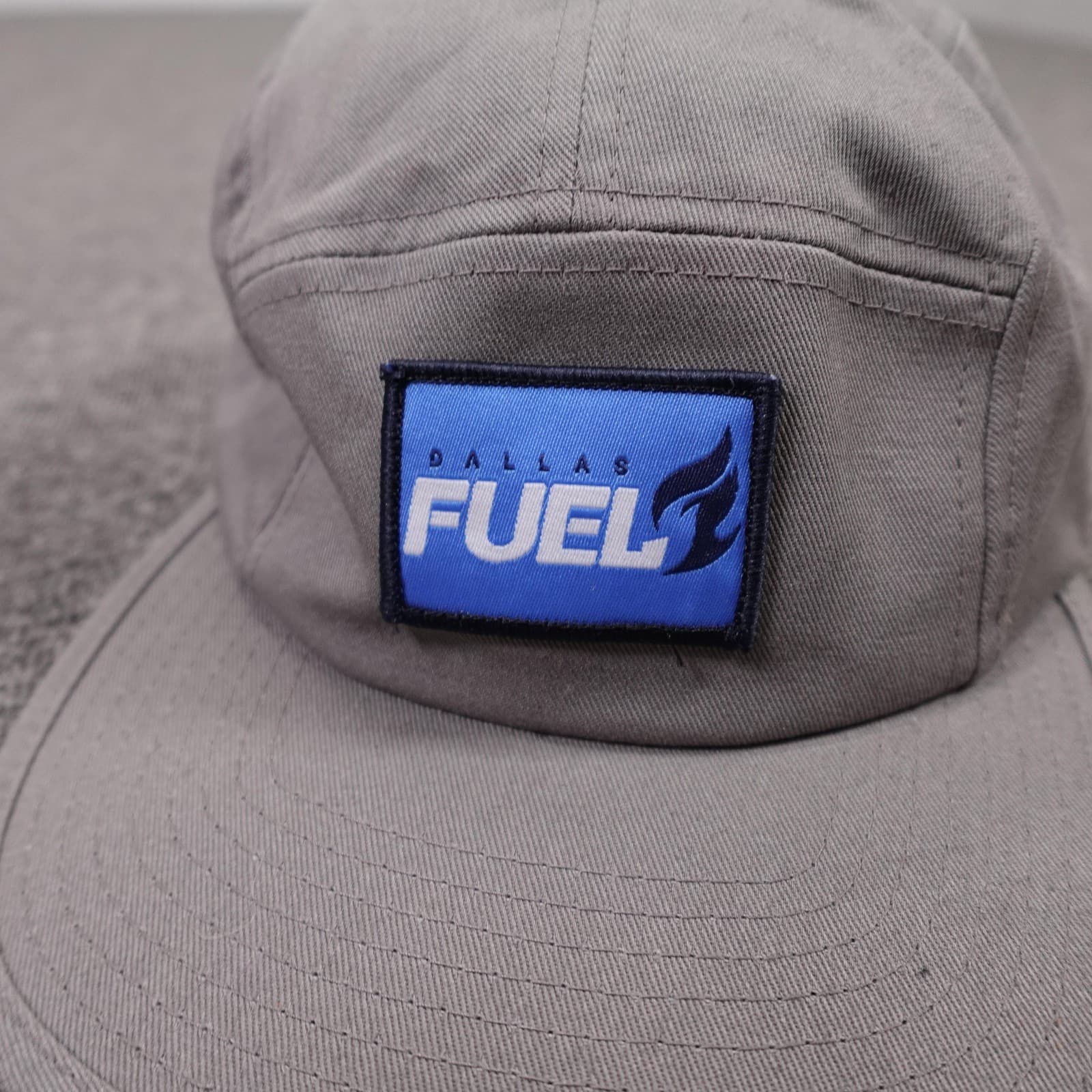 Dallas Fuel Hat Cap Strap Back Mens One Size Gray Overwatch League Fanatics - Thumbnail 2