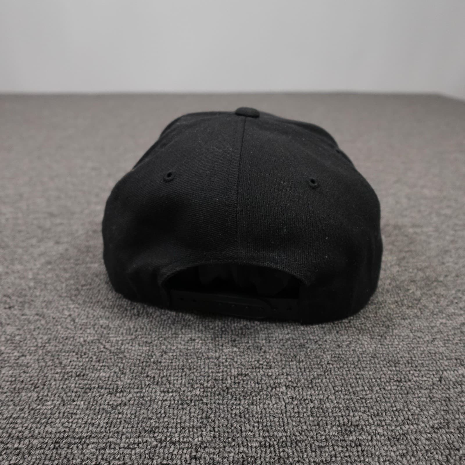 Yupoong NAMB Hat Cap Snap Back Mens One Size Black Underbrim Flat Bill Logo - Thumbnail 4