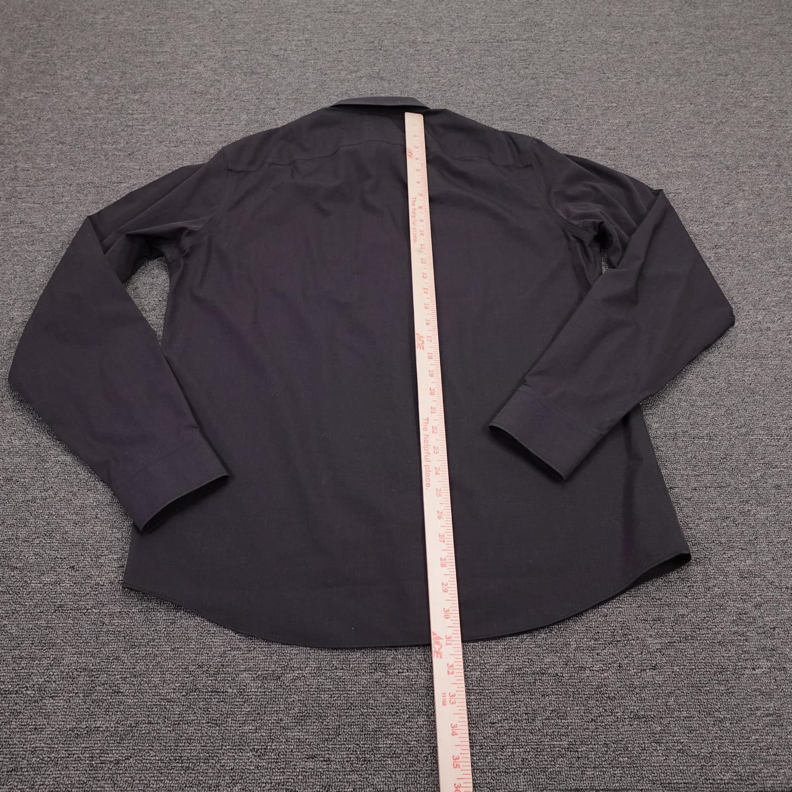 UNTUCKit Shirt Mens LT Gray Solid Long Sleeve Button Up Wrinkle Free Non Iron - Thumbnail 5