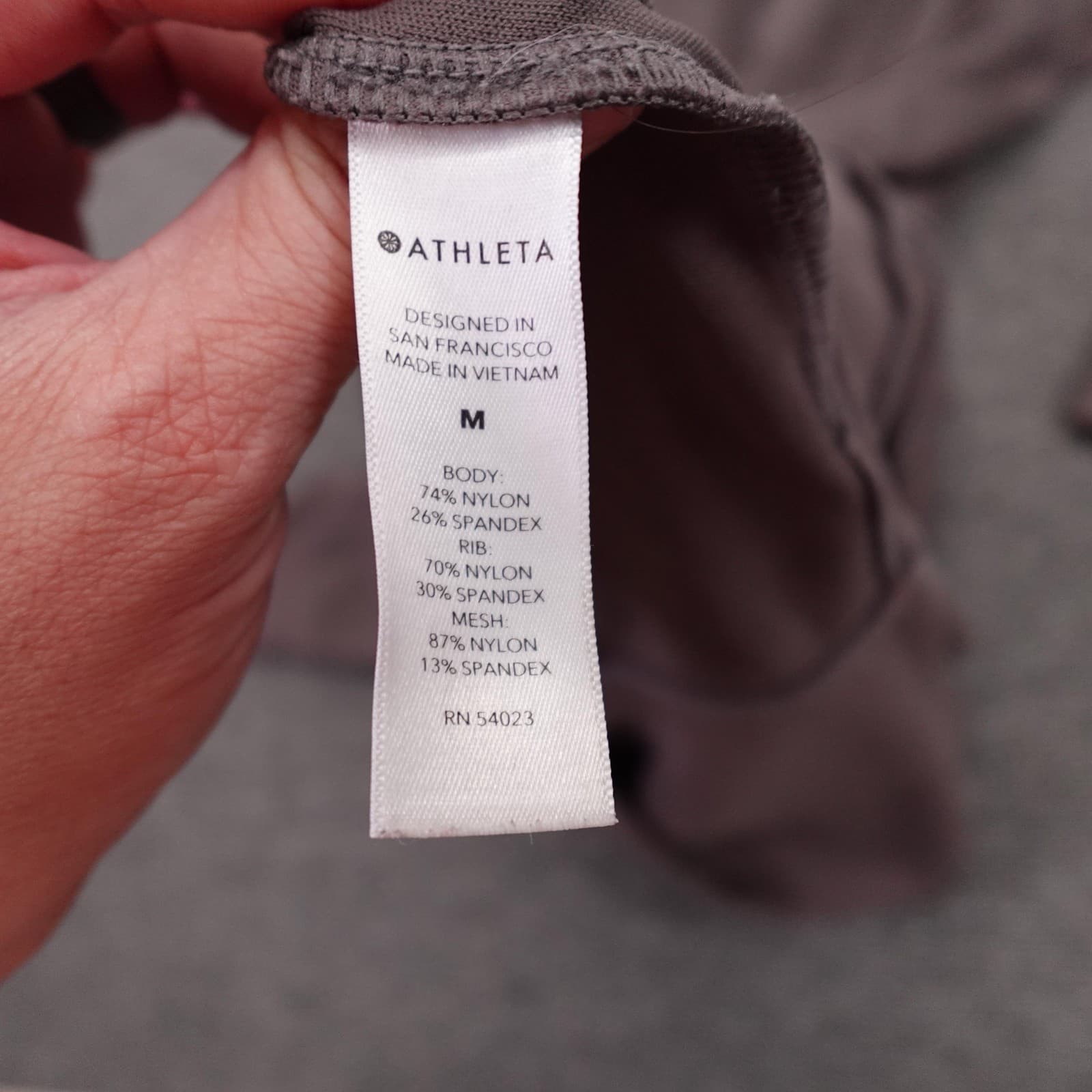 Athleta Mission Hoodie Womens Medium Brown Pullover Thumbholes Pockets Athletic - Thumbnail 6