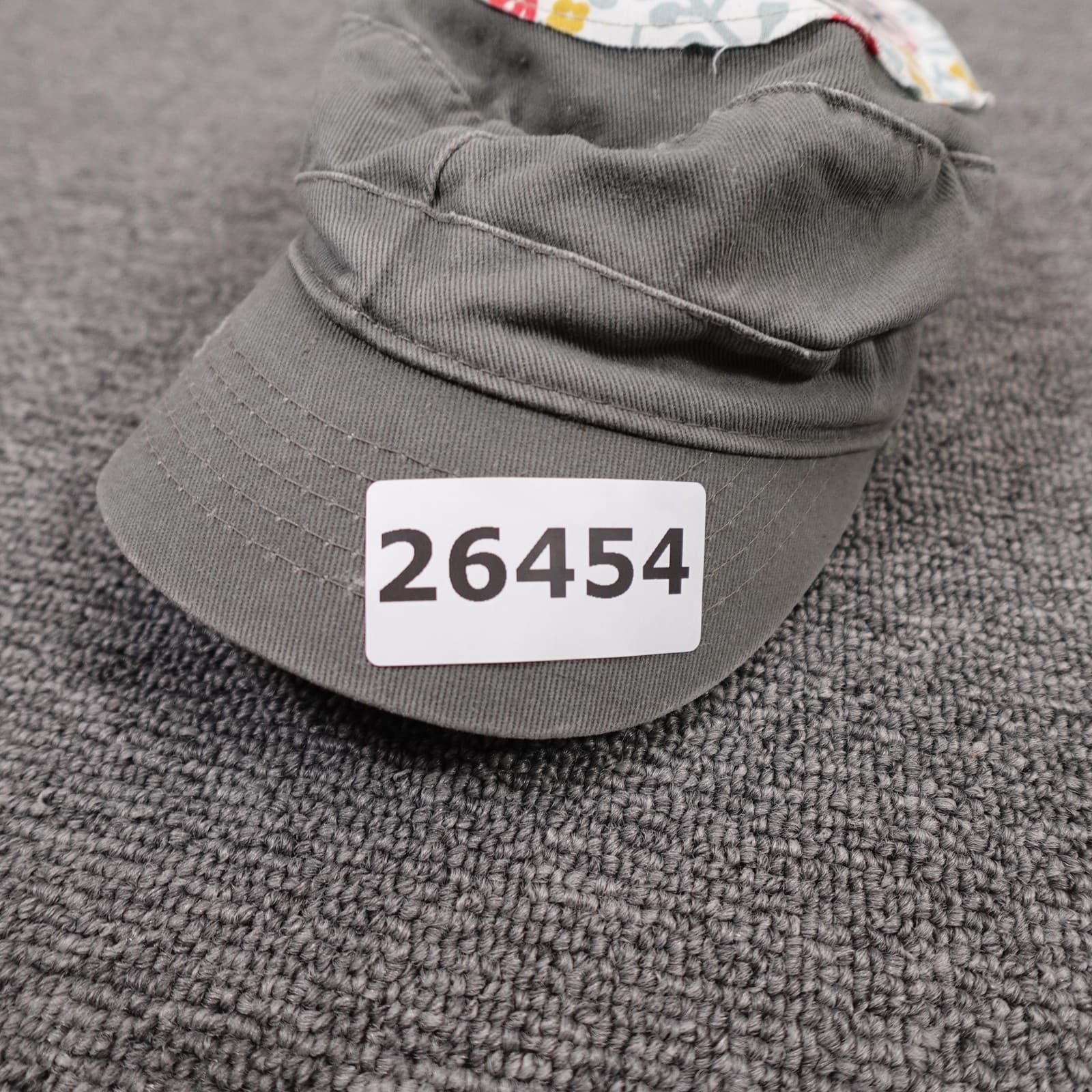 KinderCaps Hat Army Cap Strap Back Kids Adjustable Girls Gray Fox Patch - Thumbnail 10