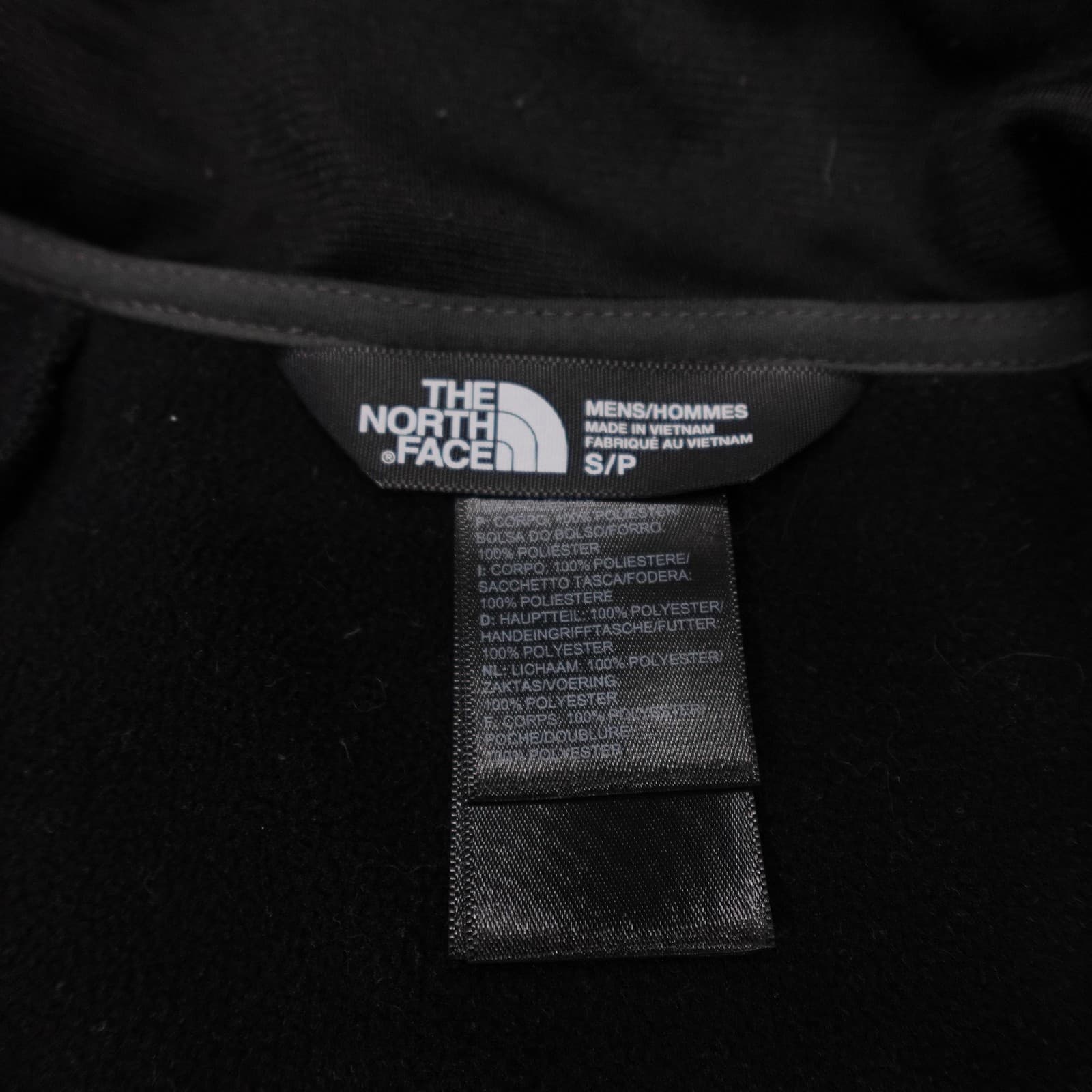The North Face Jacket Mens Small Black Softshell Full Zip Pockets Windbreaker - Thumbnail 5