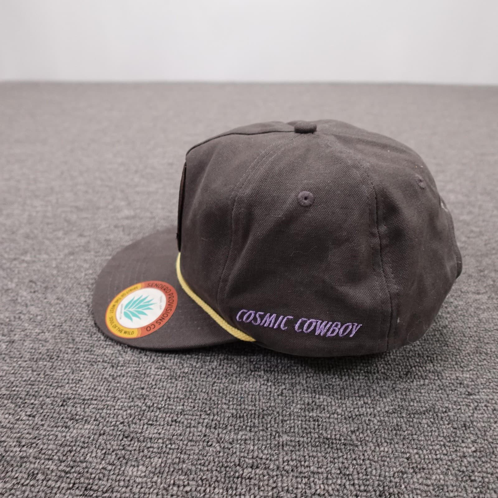 Sendero Provisions Co Hat Cap Snap Back Mens One Size Gray Cosmic Cowboy Rope - Thumbnail 3