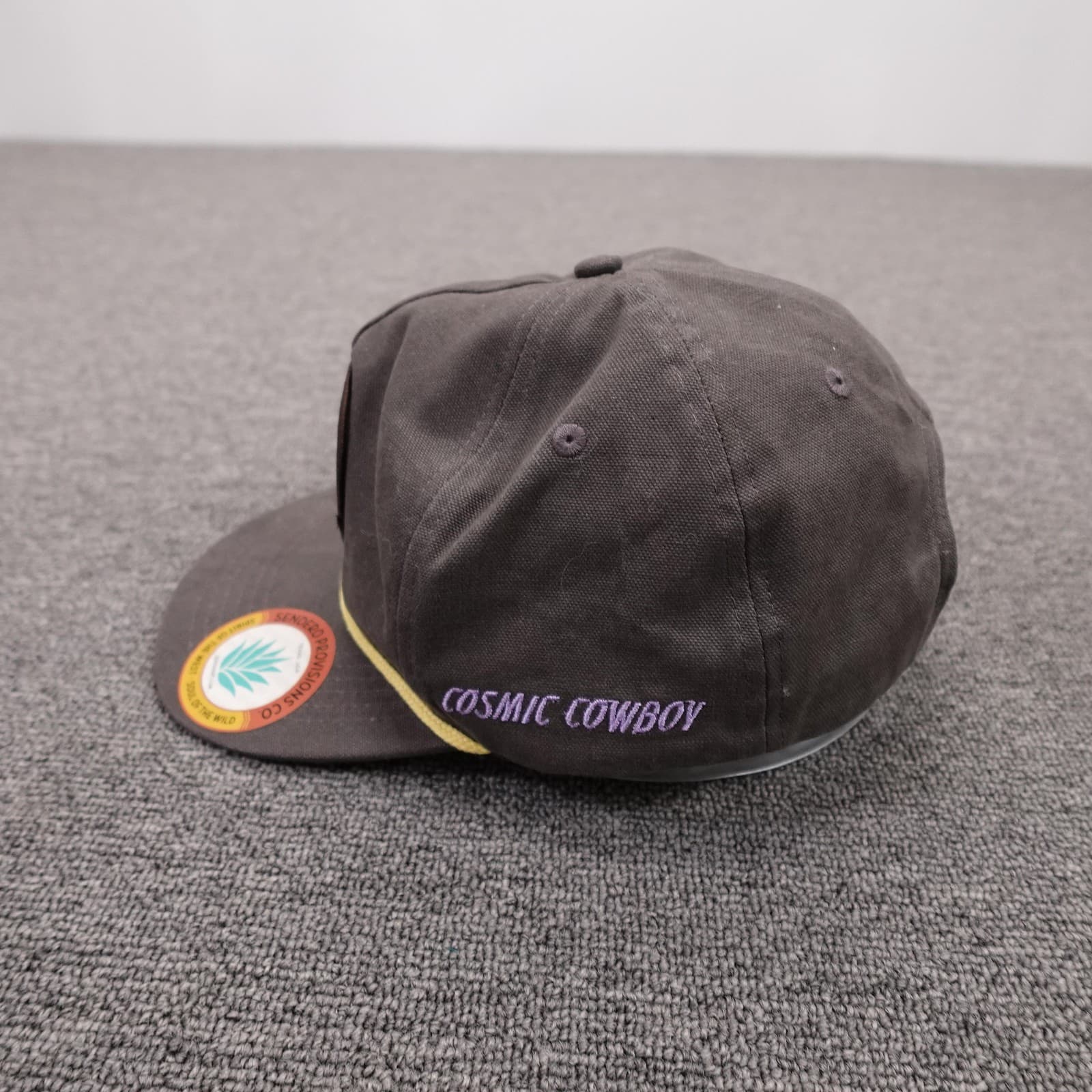 Sendero Provisions Co Hat Cap Snap Back Mens One Size Gray Cosmic Cowboy Rope - Thumbnail 5