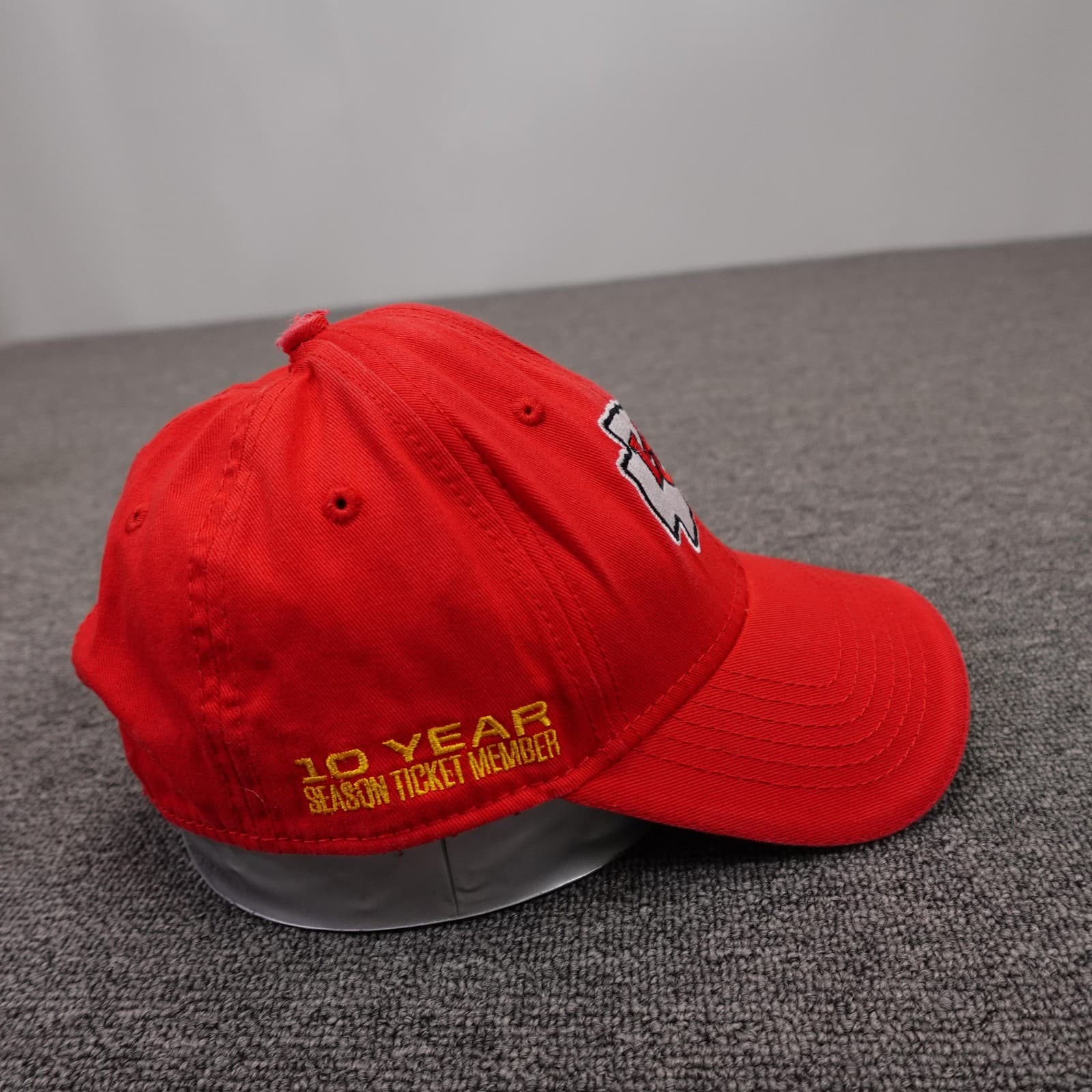 Kansas City Chiefs Hat Cap Snap Back Mens One Size Red NFL Football 10 Year - Thumbnail 6