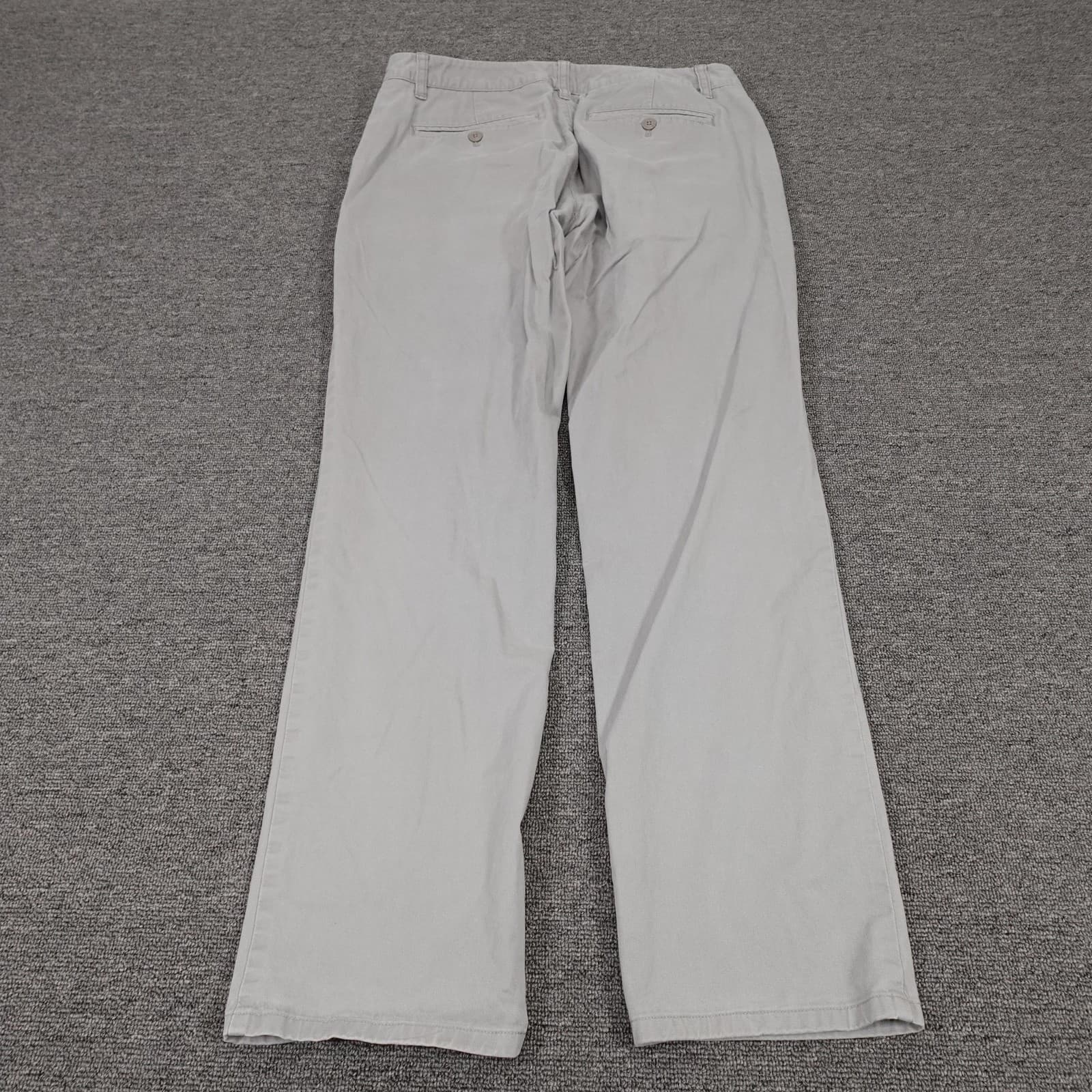 Bonobos Chino Pants Mens 32x29 Gray Slim Fit Flat Front Casual Workwear - Thumbnail 2