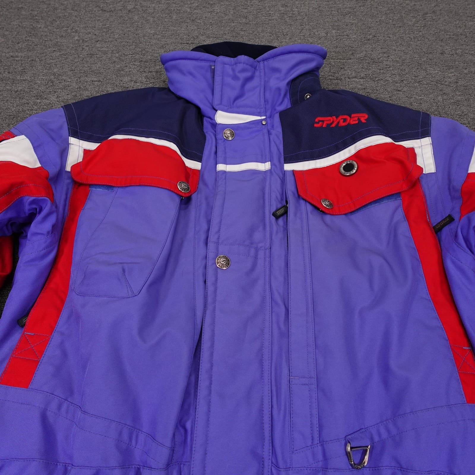 Vintage Spyder Jacket Mens Large Multicolor Colorblock Ski Thinsulate 90s - Thumbnail 2