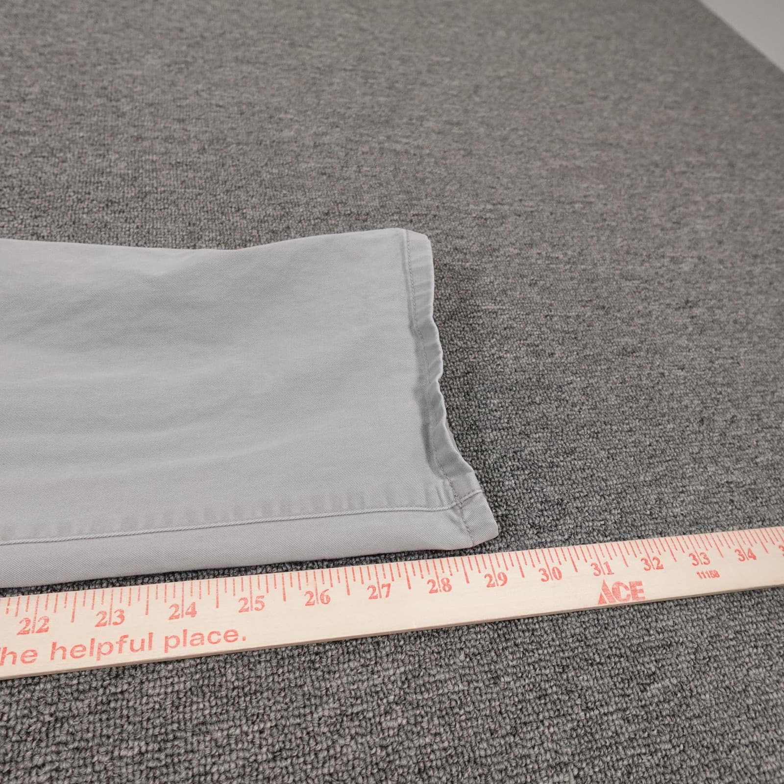 Bonobos Chino Pants Mens 32x29 Gray Slim Fit Flat Front Casual Workwear - Thumbnail 6