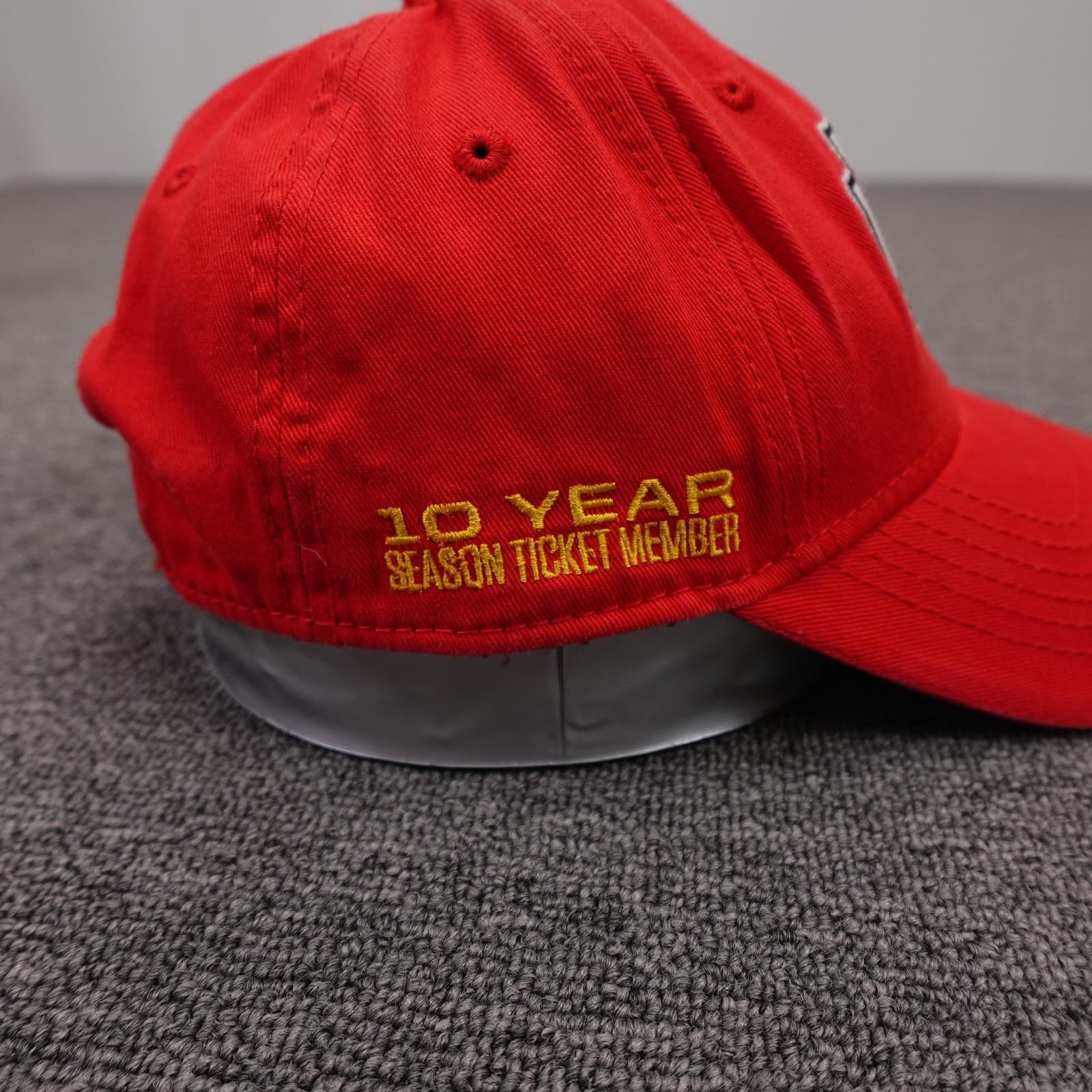 Kansas City Chiefs Hat Cap Snap Back Mens One Size Red NFL Football 10 Year - Thumbnail 5
