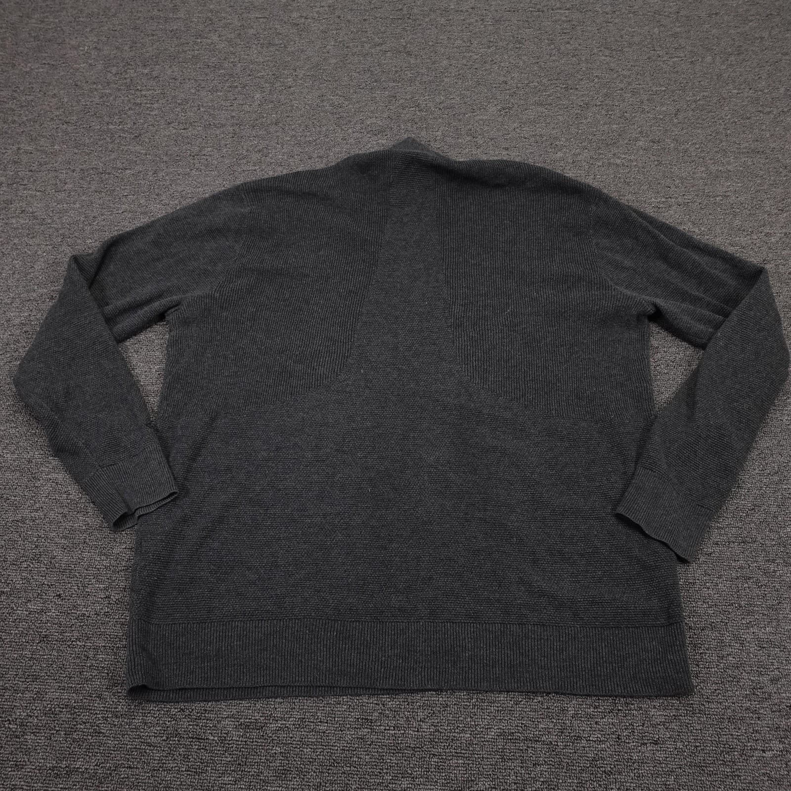 Bonobos Maide Sweater Mens Large Gray 1/4 Zip Mock Neck Knit Pullover Golf - Thumbnail 5